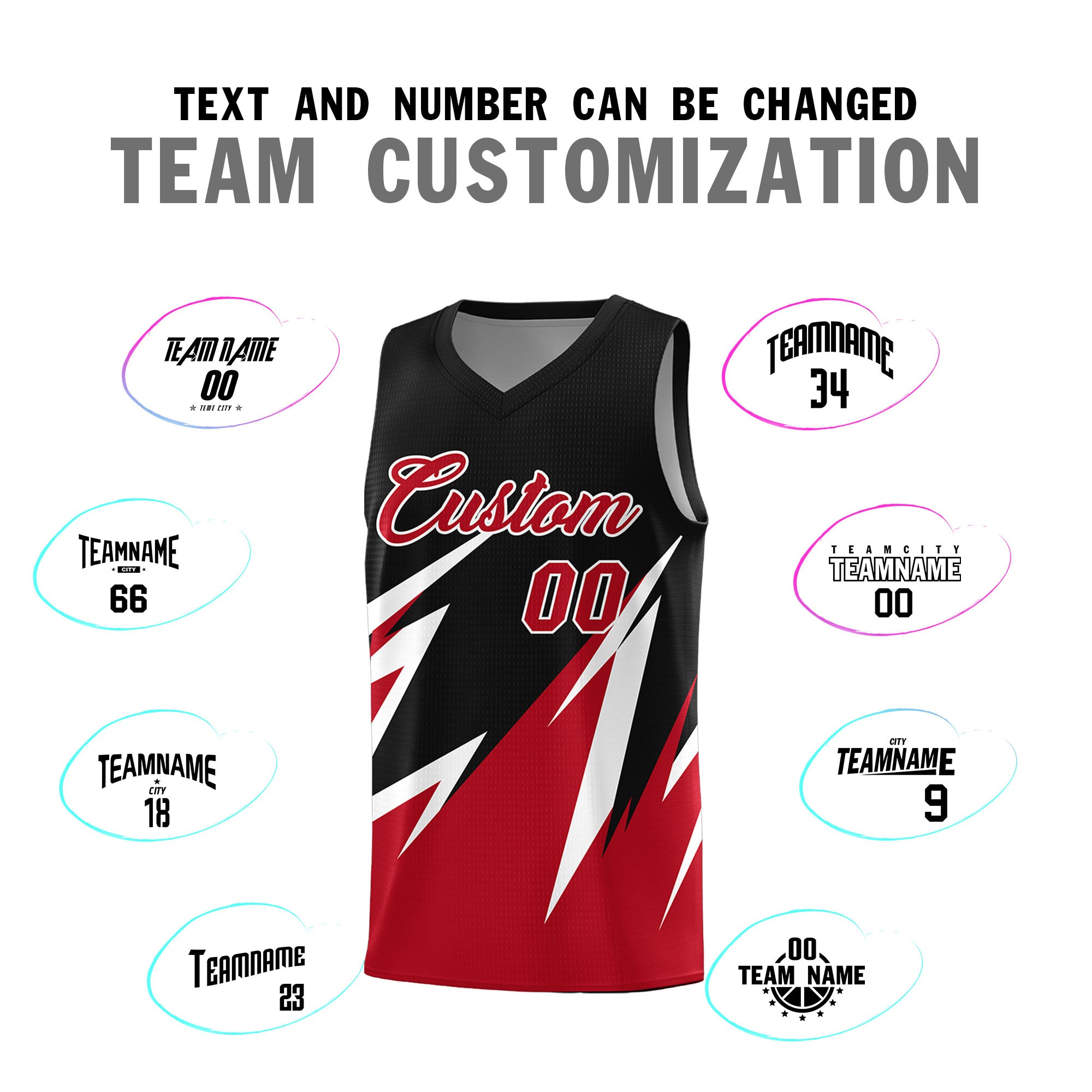 Custom Black Abstract Mountain Pattern Sports Uniform Basketball Jersey
