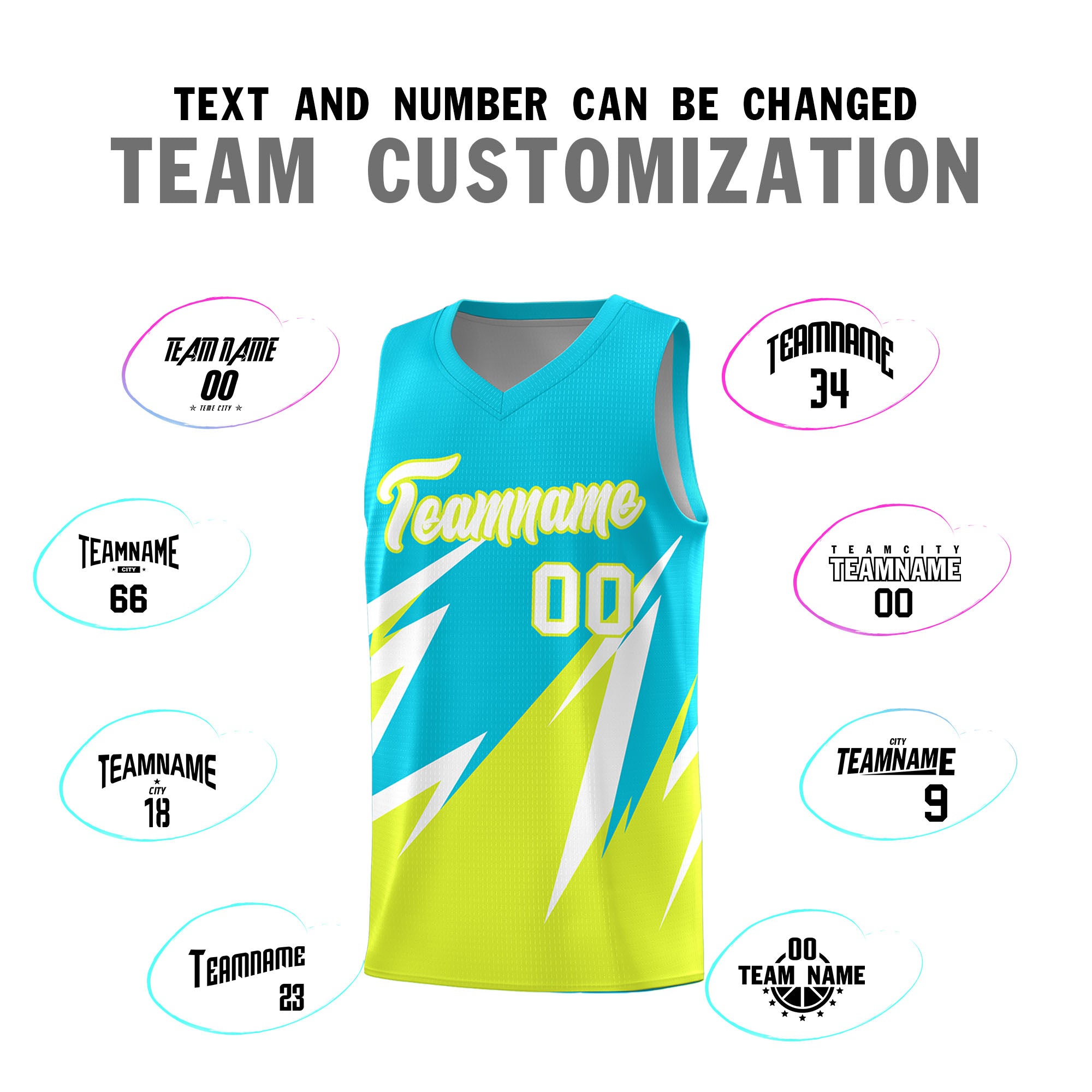 Custom Sky Blue Abstract Mountain Pattern Sports Uniform Basketball Jersey