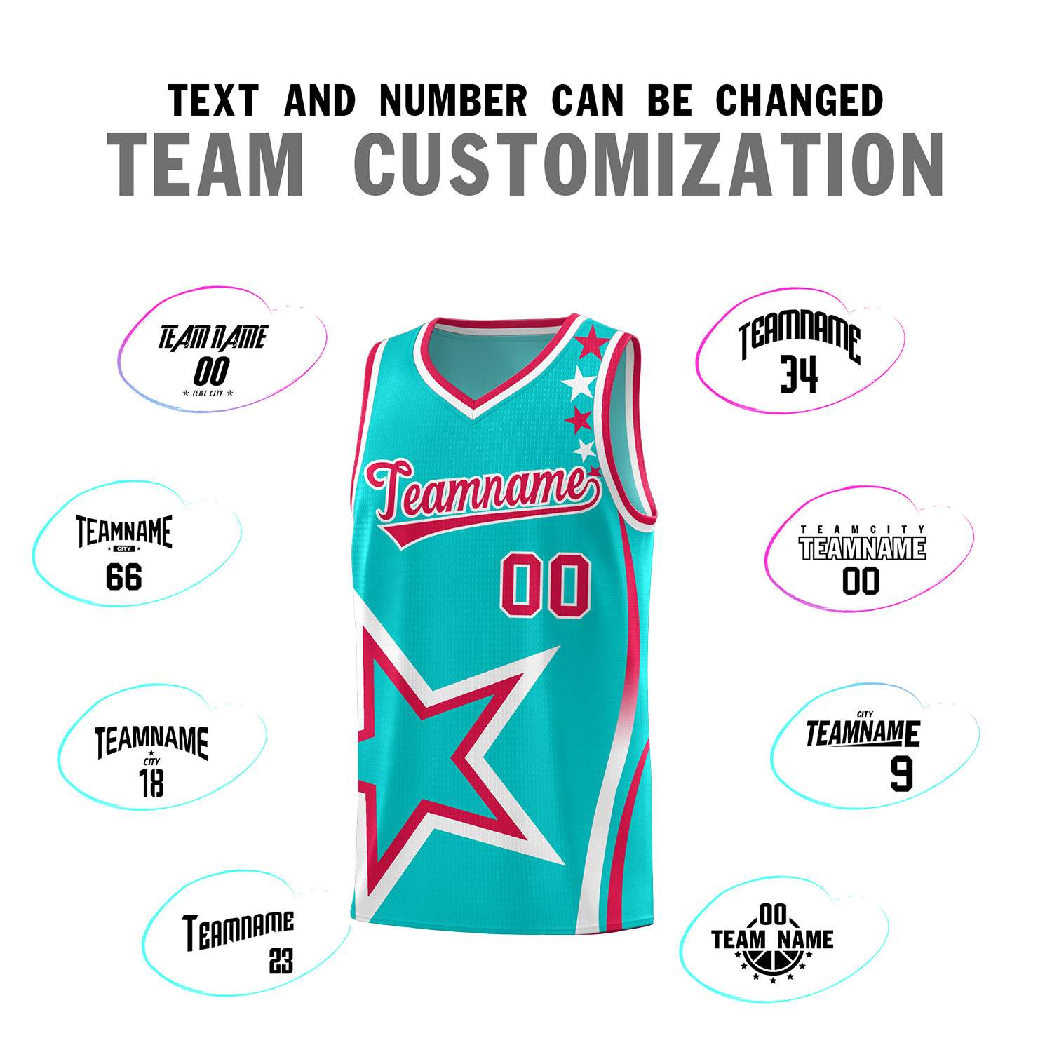 Custom Aqua Shoulder Stars Graffiti Pattern Sets Basketball Jersey