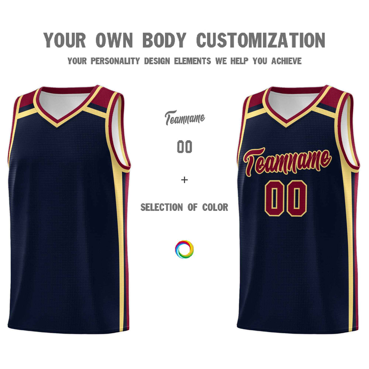 Custom Navy Khaki Crimson Trendy Color Charge Series Sports Uniform Basketball Jersey