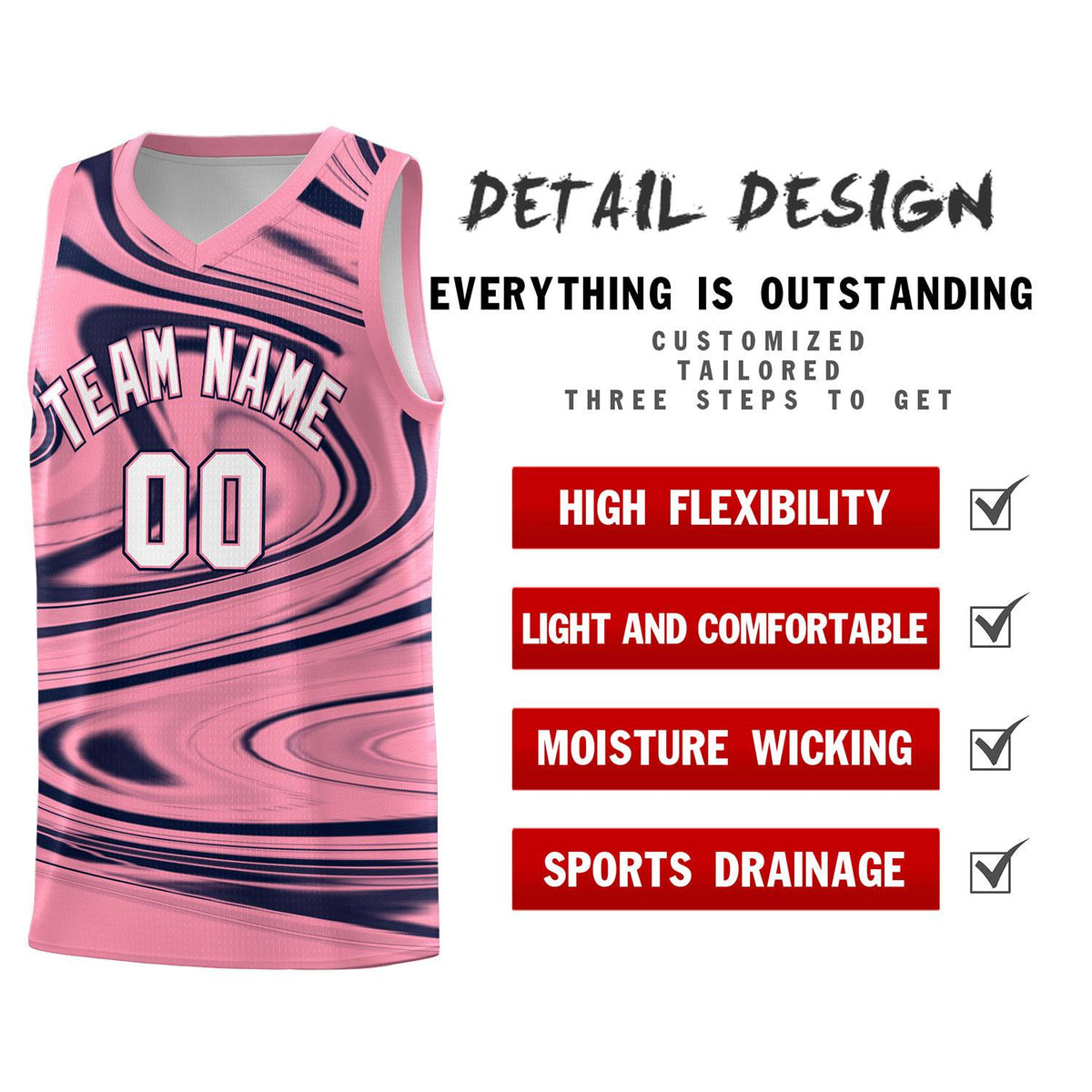 Custom Bright Green Navy Graffiti Pattern Fluids Style Sports Uniform Basketball Jersey Sets