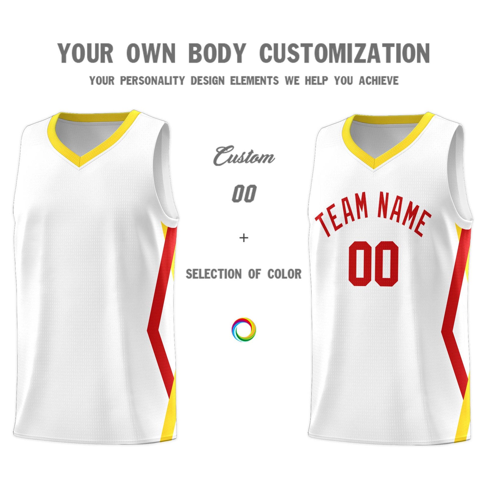 Custom White Side Rhombus Graffiti Pattern Sets Basketball Jersey