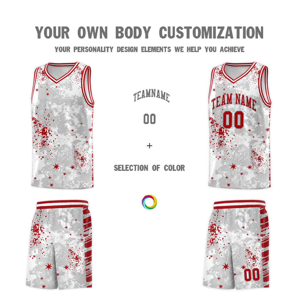 Custom White Red Vice Burst Galactic Graffiti Breathable Basketball Jersey