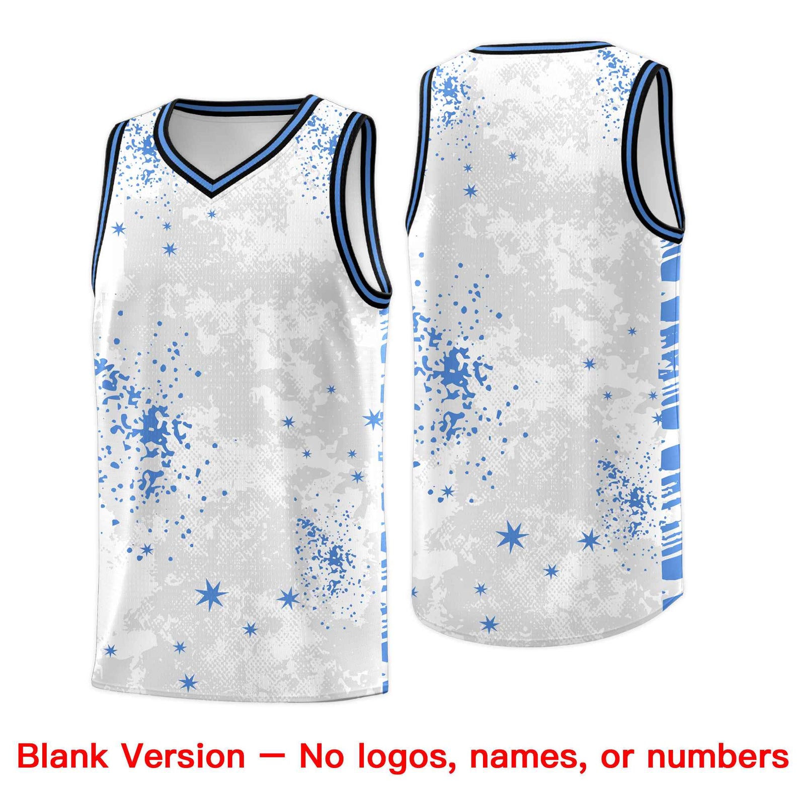 Custom Aqua Black Vice Burst Galactic Graffiti Drapable Basketball Jersey