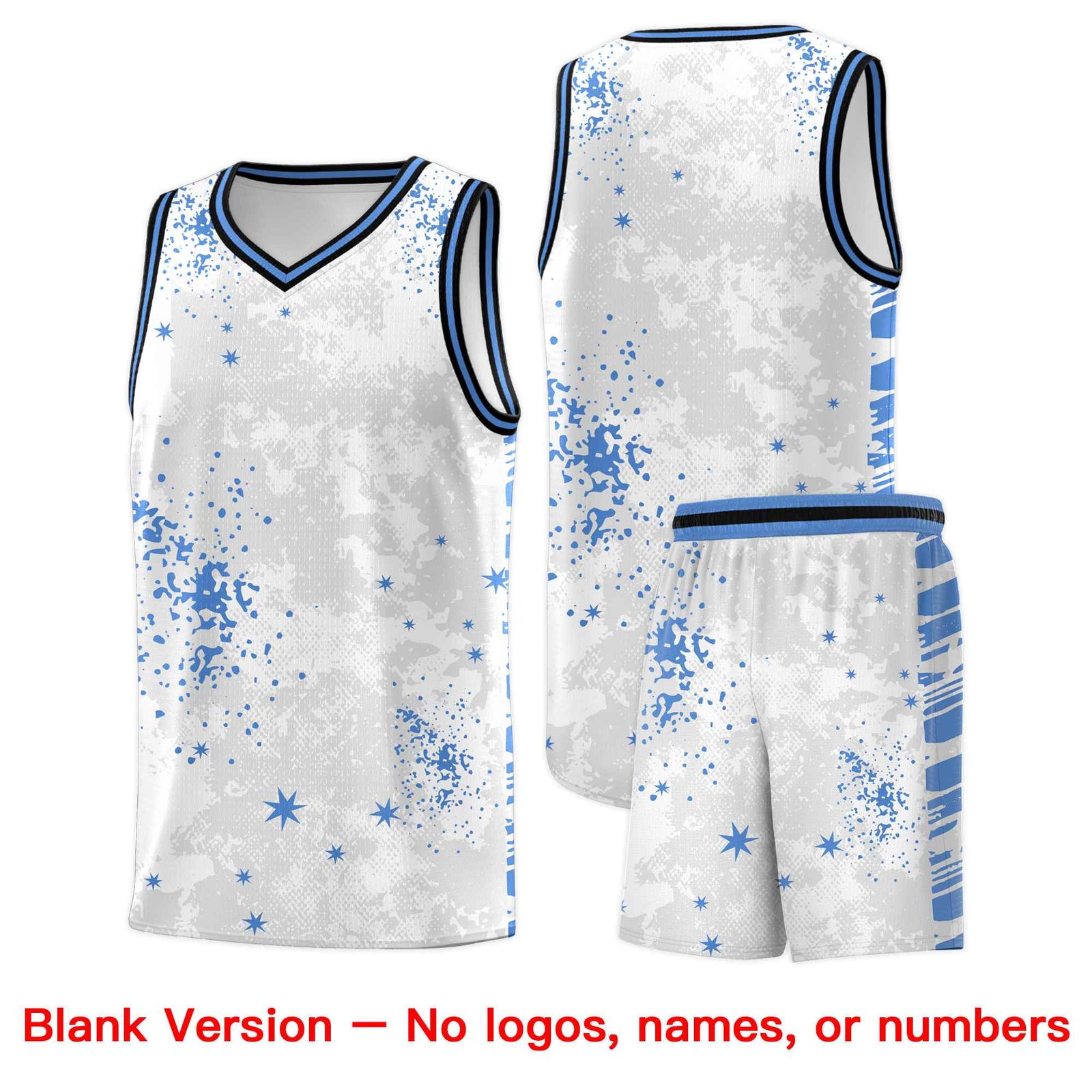 Custom Aqua Black Vice Burst Galactic Graffiti Drapable Basketball Jersey