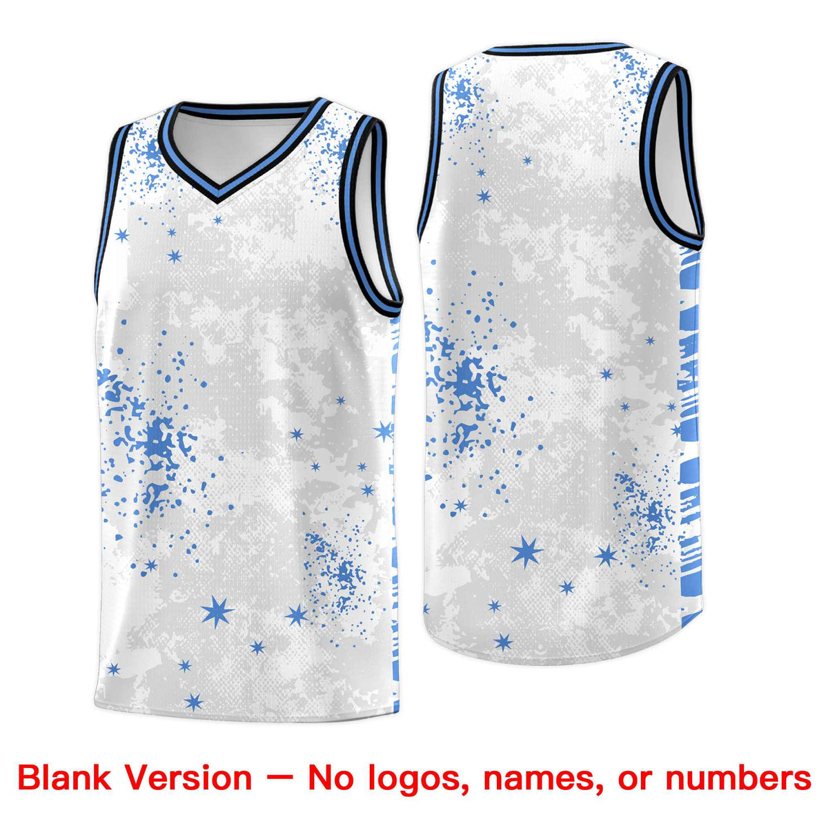 Custom Aqua Black Vice Burst Galactic Graffiti Drapable Basketball Jersey