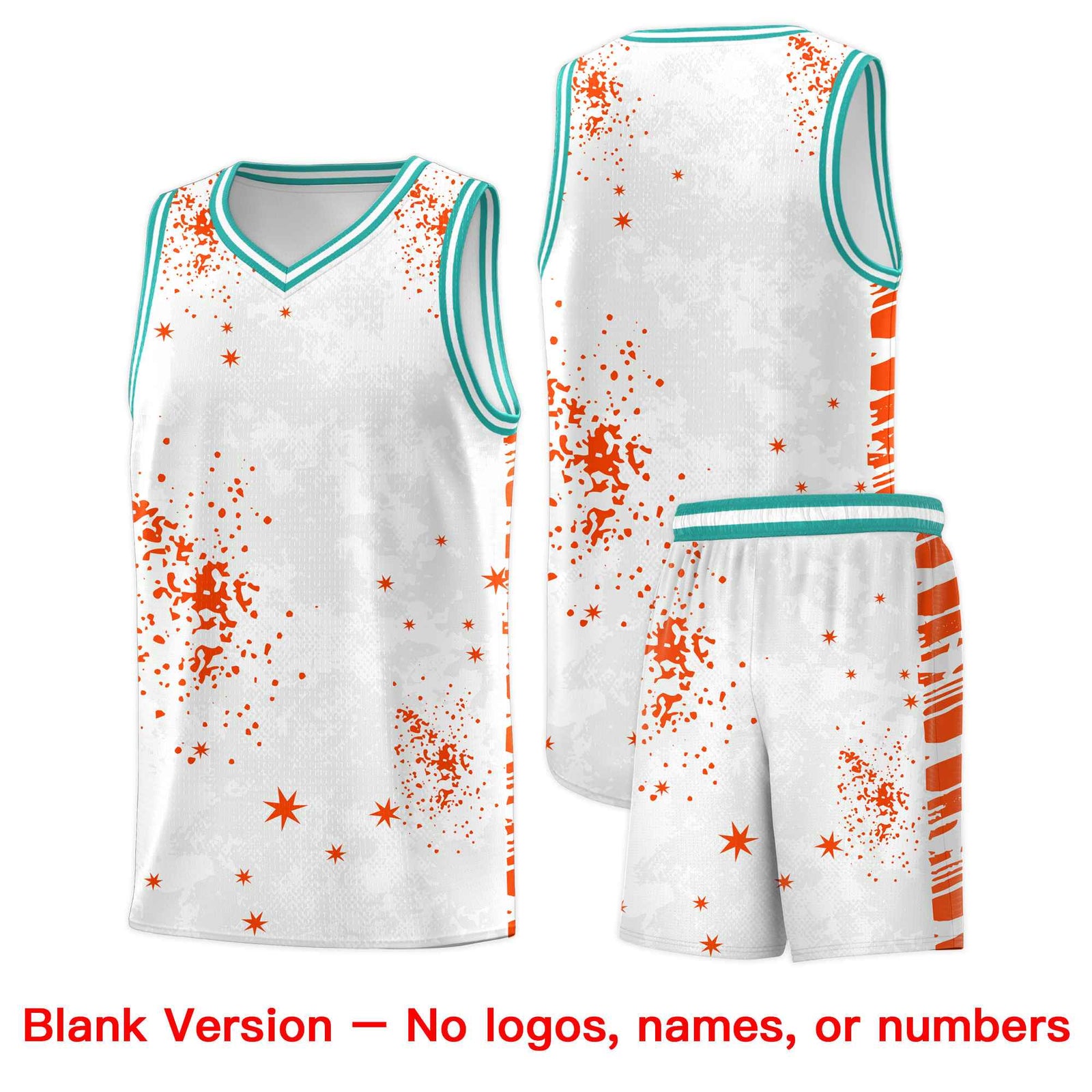 Custom Aqua Black Vice Burst Galactic Graffiti Drapable Basketball Jersey