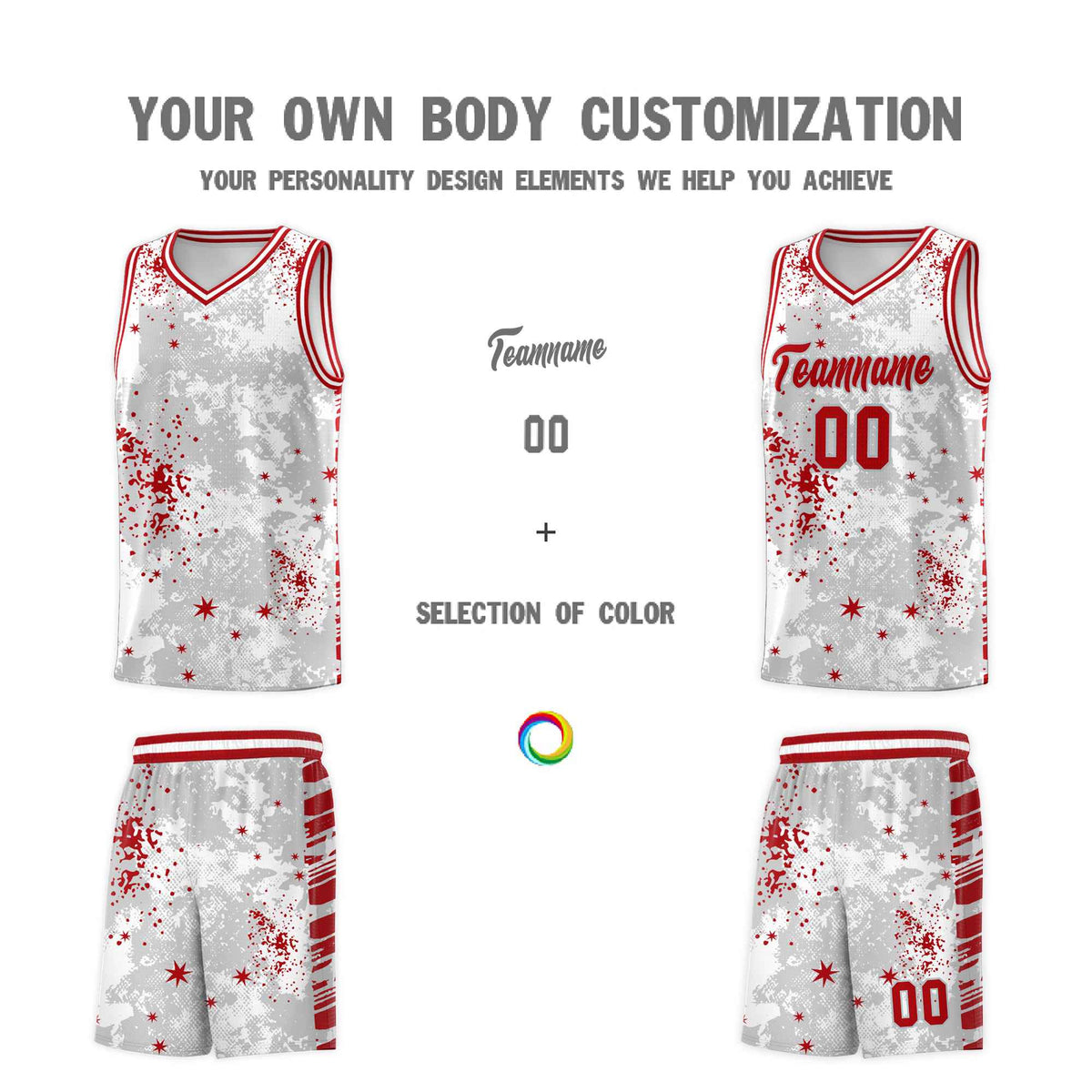 Custom White Red Vice Burst Galactic Graffiti Breathable Basketball Jersey