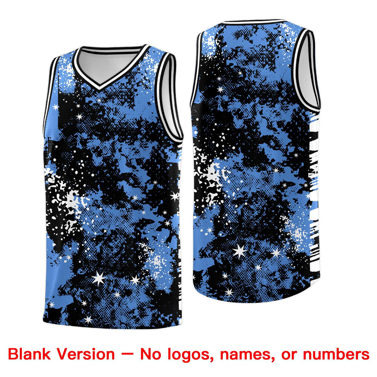 Custom Aqua Black Vice Burst Galactic Graffiti Drapable Basketball Jersey