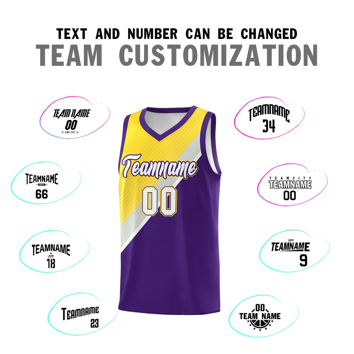 Custom Purple Gray Diagonal Stripes Color Block Sets Basketball Jersey | For Men,Perfect for Teams,Perfect for Coaches,Sublimation Printed,For Kid,For Youth | KXKSHOP