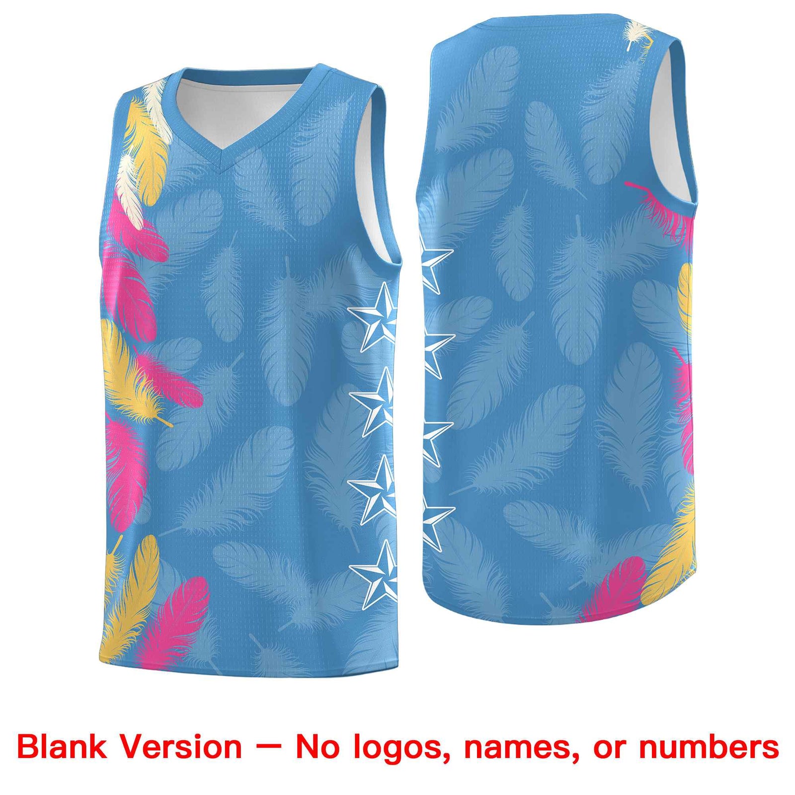 Custom Youth Basketball Jersey Navy White Feather Series Sports Uniform