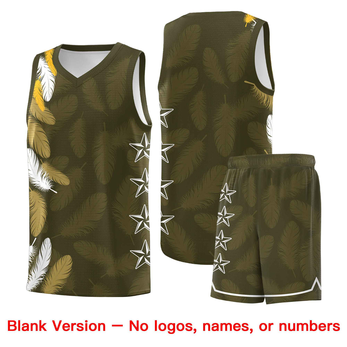 Custom Youth Basketball Jersey Navy White Feather Series Sports Uniform