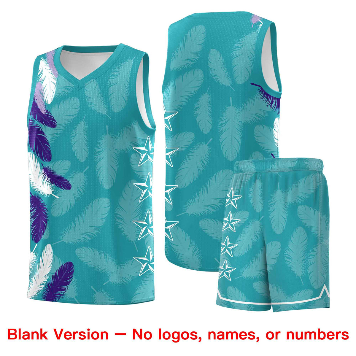 Custom Youth Basketball Jersey Navy White Feather Series Sports Uniform