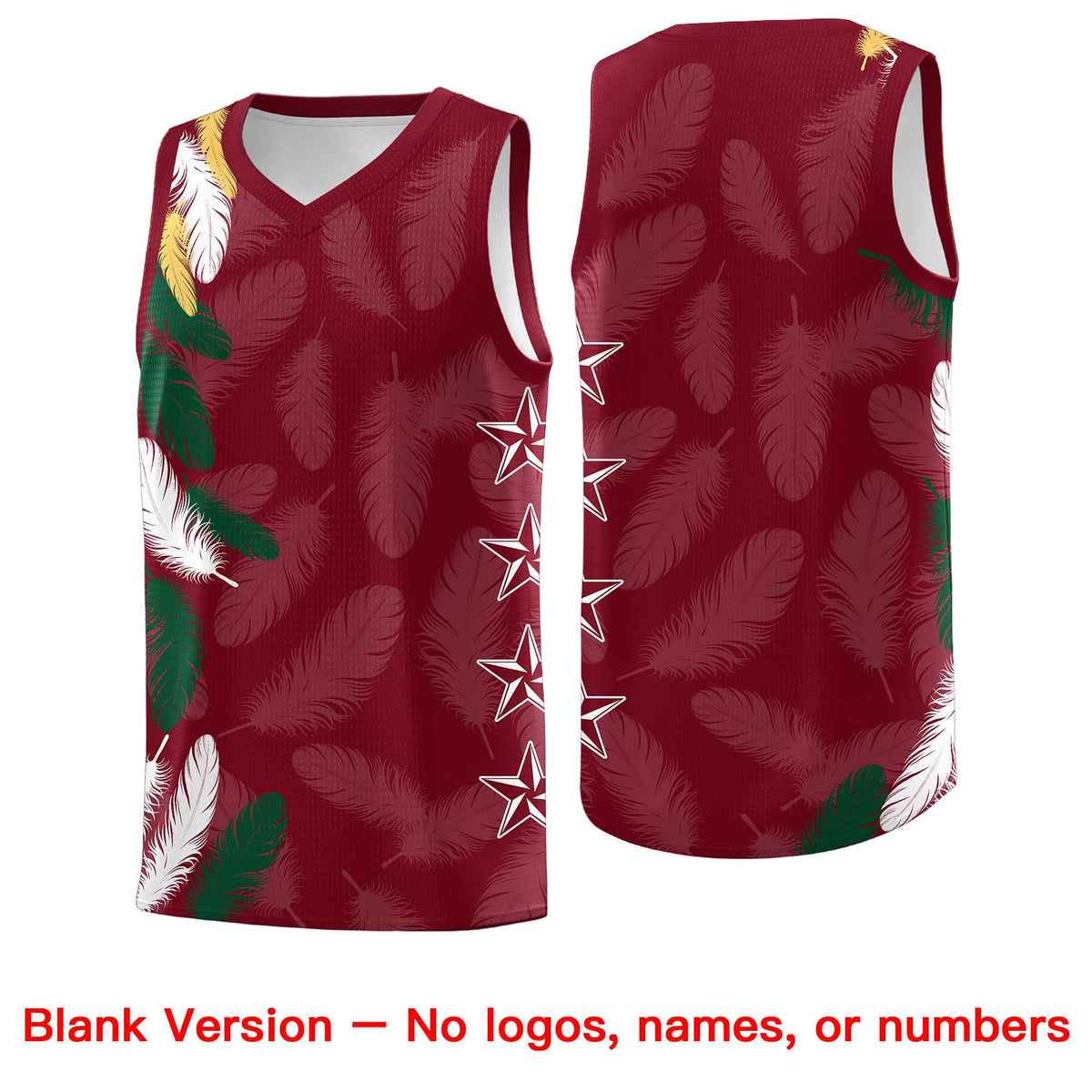 Custom Youth Basketball Jersey Navy White Feather Series Sports Uniform