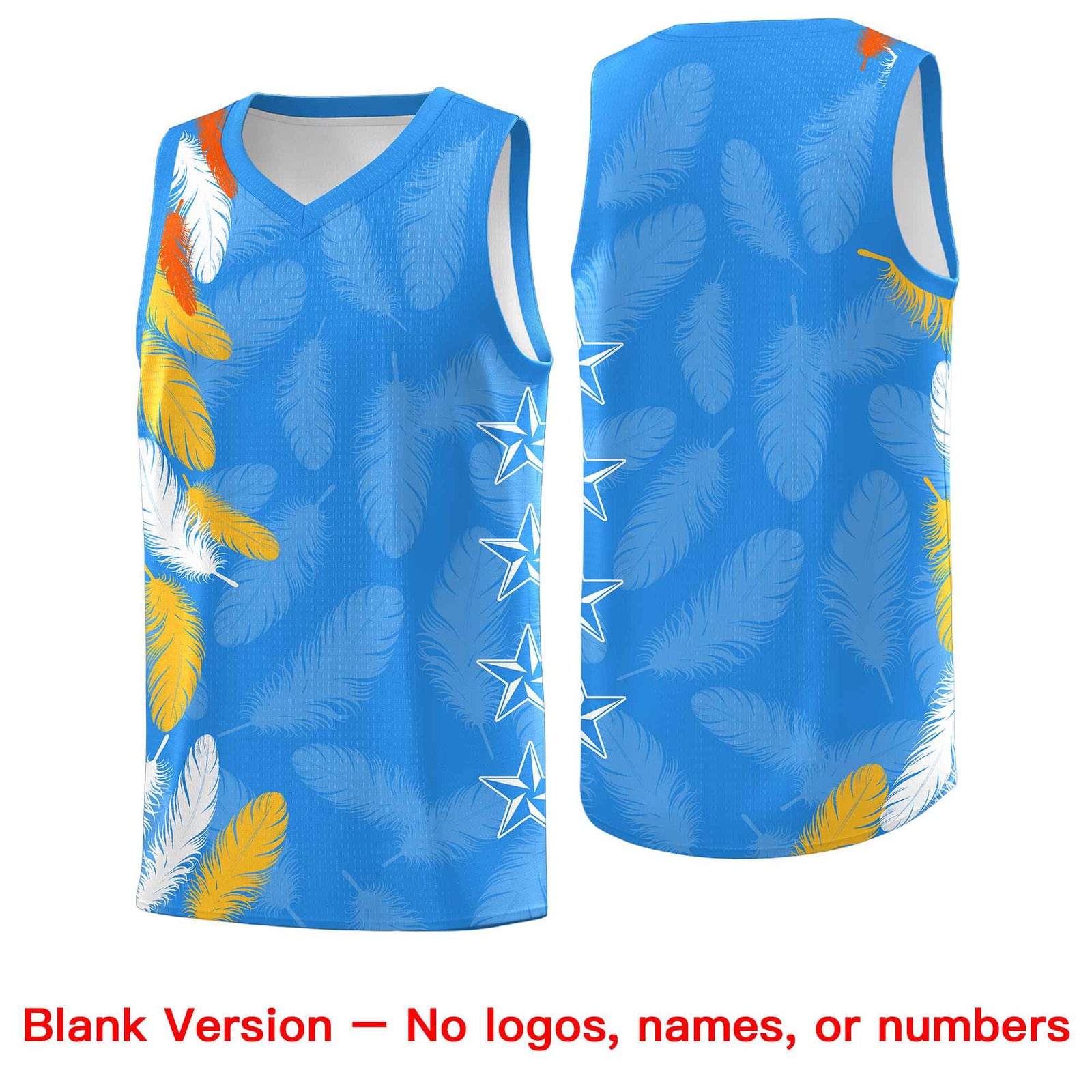 Custom Youth Basketball Jersey Navy White Feather Series Sports Uniform