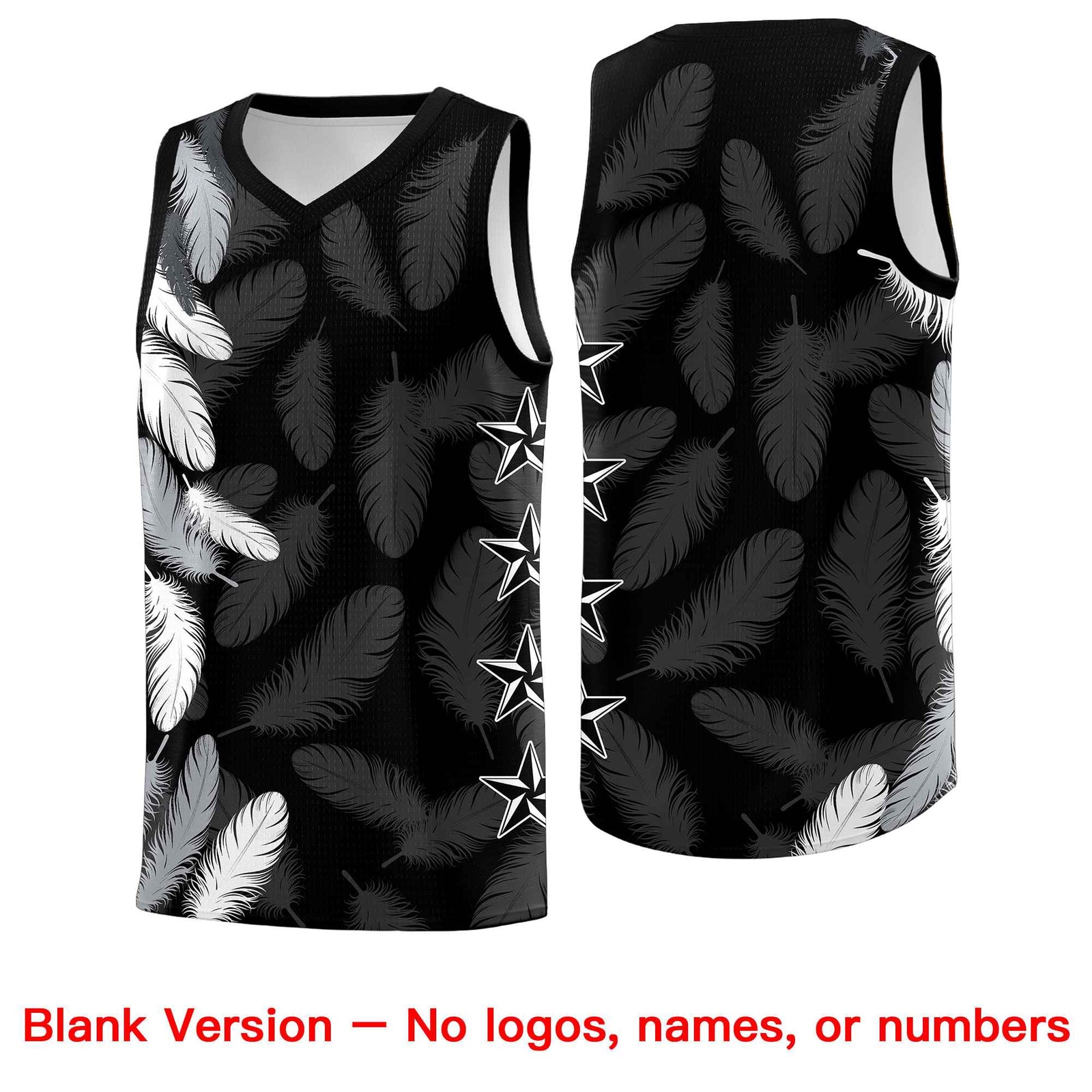 Custom Youth Basketball Jersey Navy White Feather Series Sports Uniform