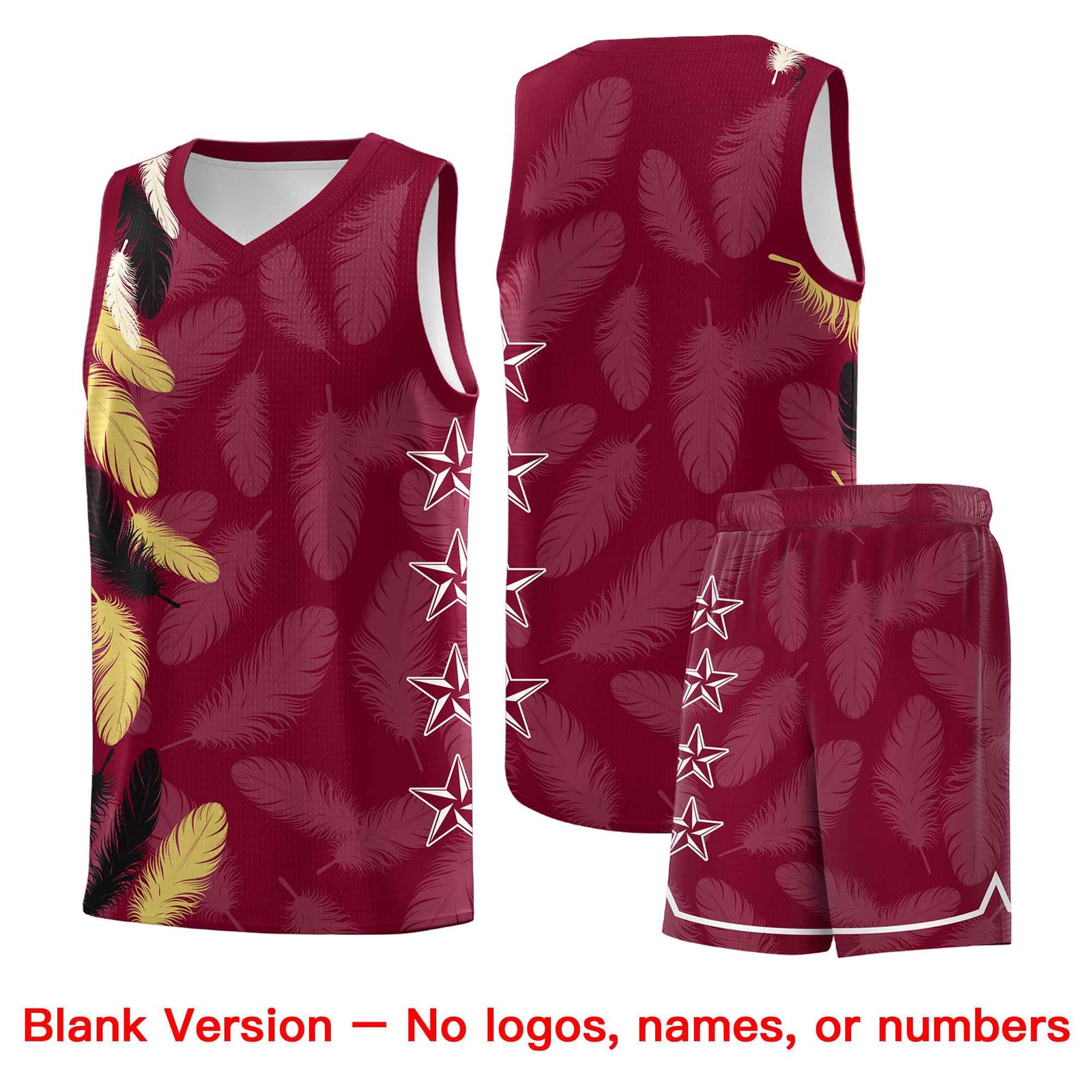 Custom Youth Basketball Jersey Navy White Feather Series Sports Uniform