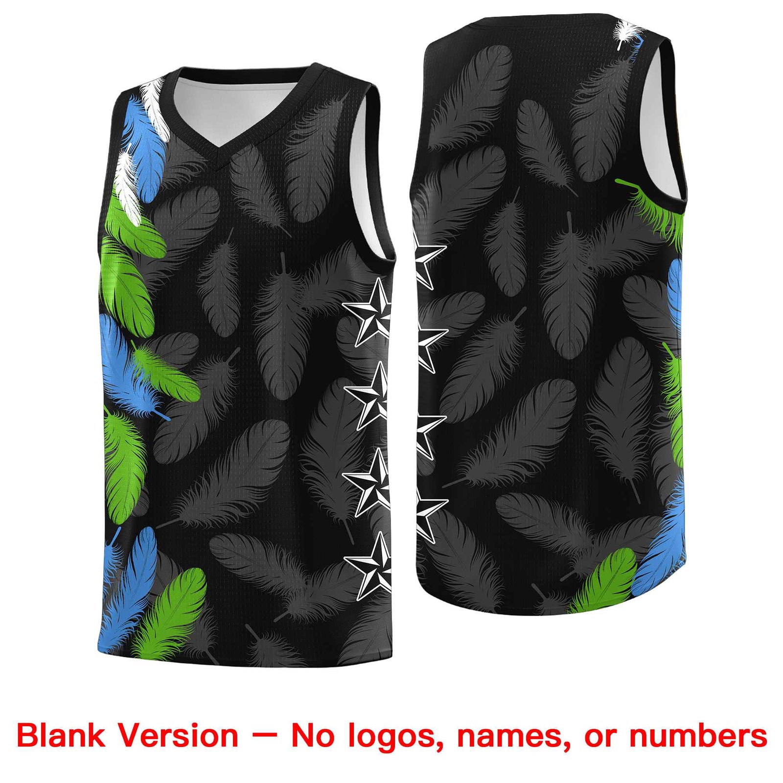 Custom Youth Basketball Jersey Navy White Feather Series Sports Uniform