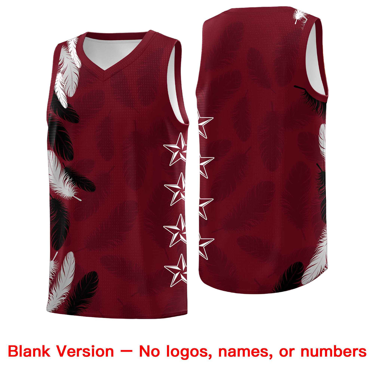 Custom Youth Basketball Jersey Navy White Feather Series Sports Uniform