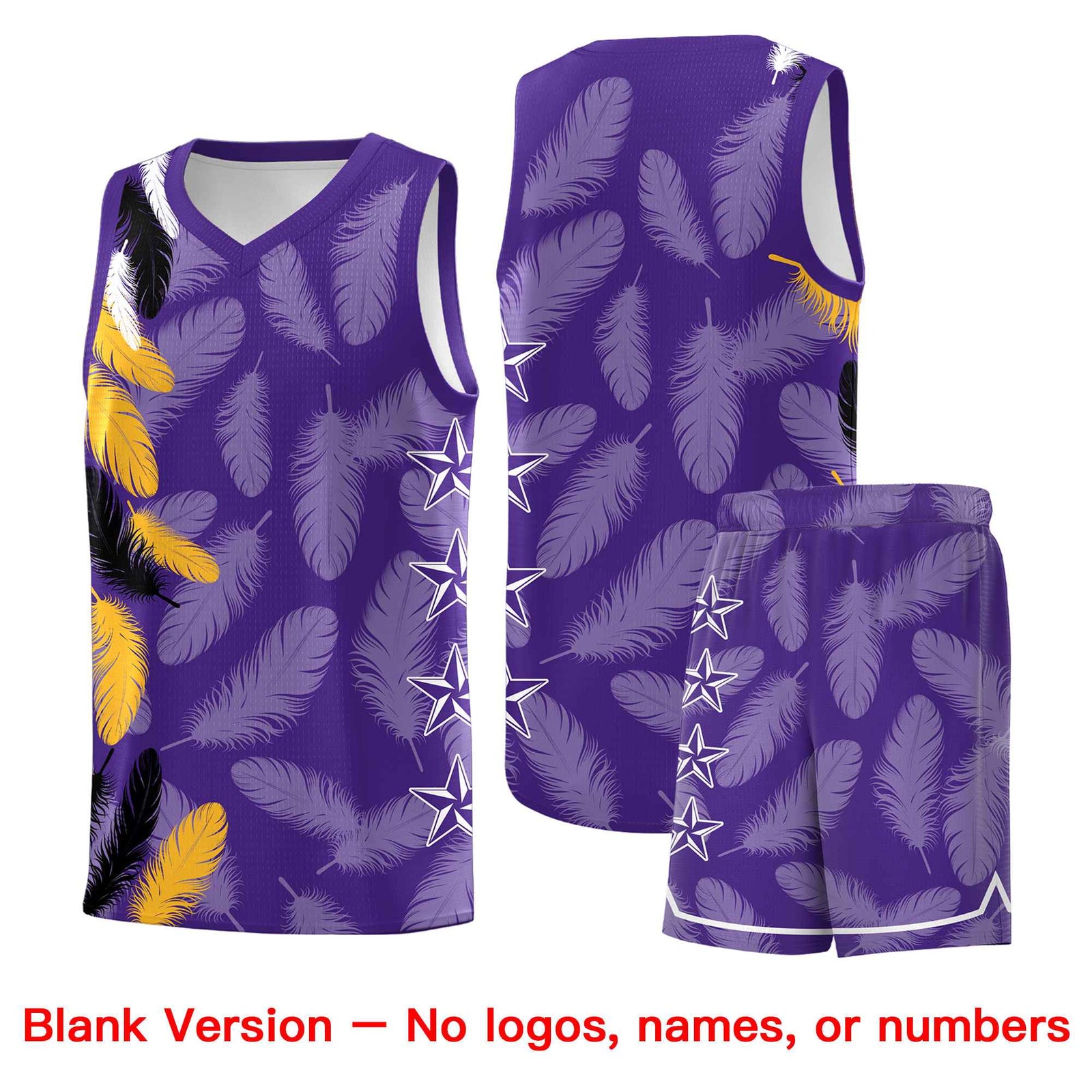 Custom Youth Basketball Jersey Navy White Feather Series Sports Uniform