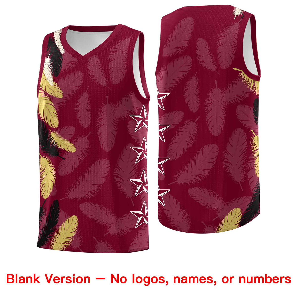 Custom Youth Basketball Jersey Navy White Feather Series Sports Uniform