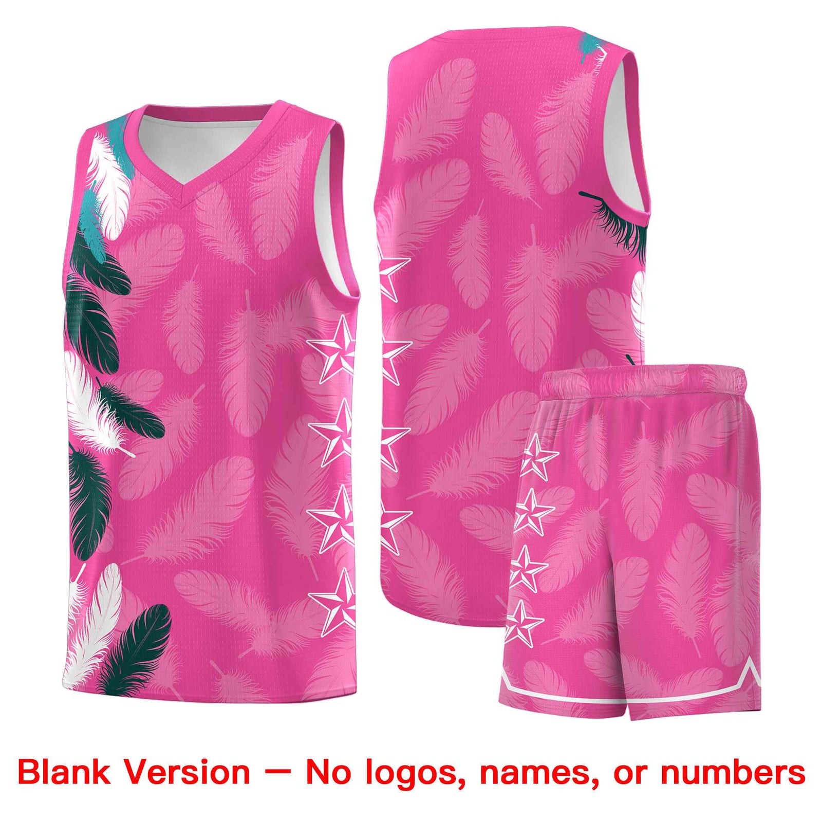 Custom Youth Basketball Jersey Navy White Feather Series Sports Uniform
