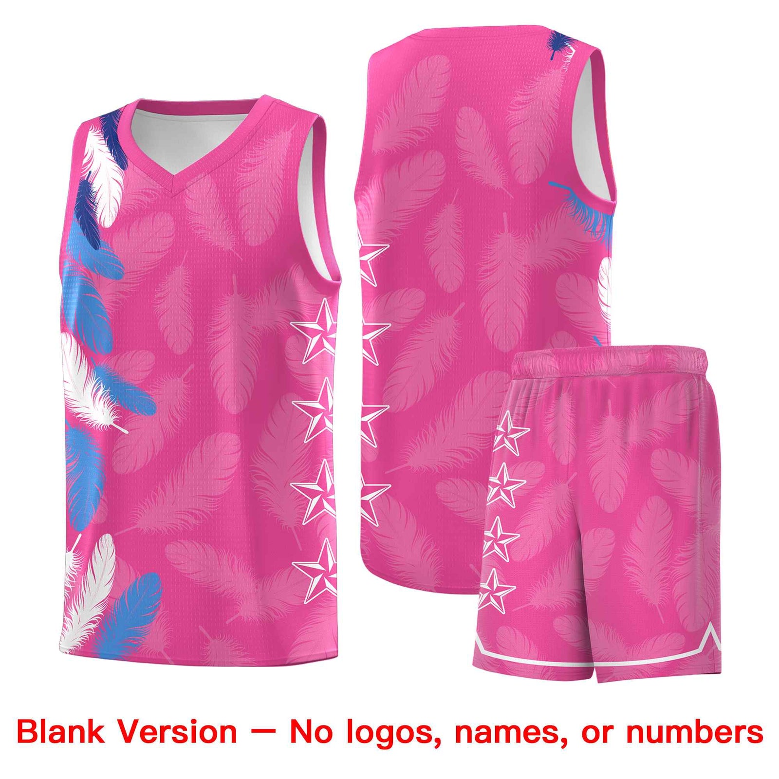 Custom Youth Basketball Jersey Navy White Feather Series Sports Uniform