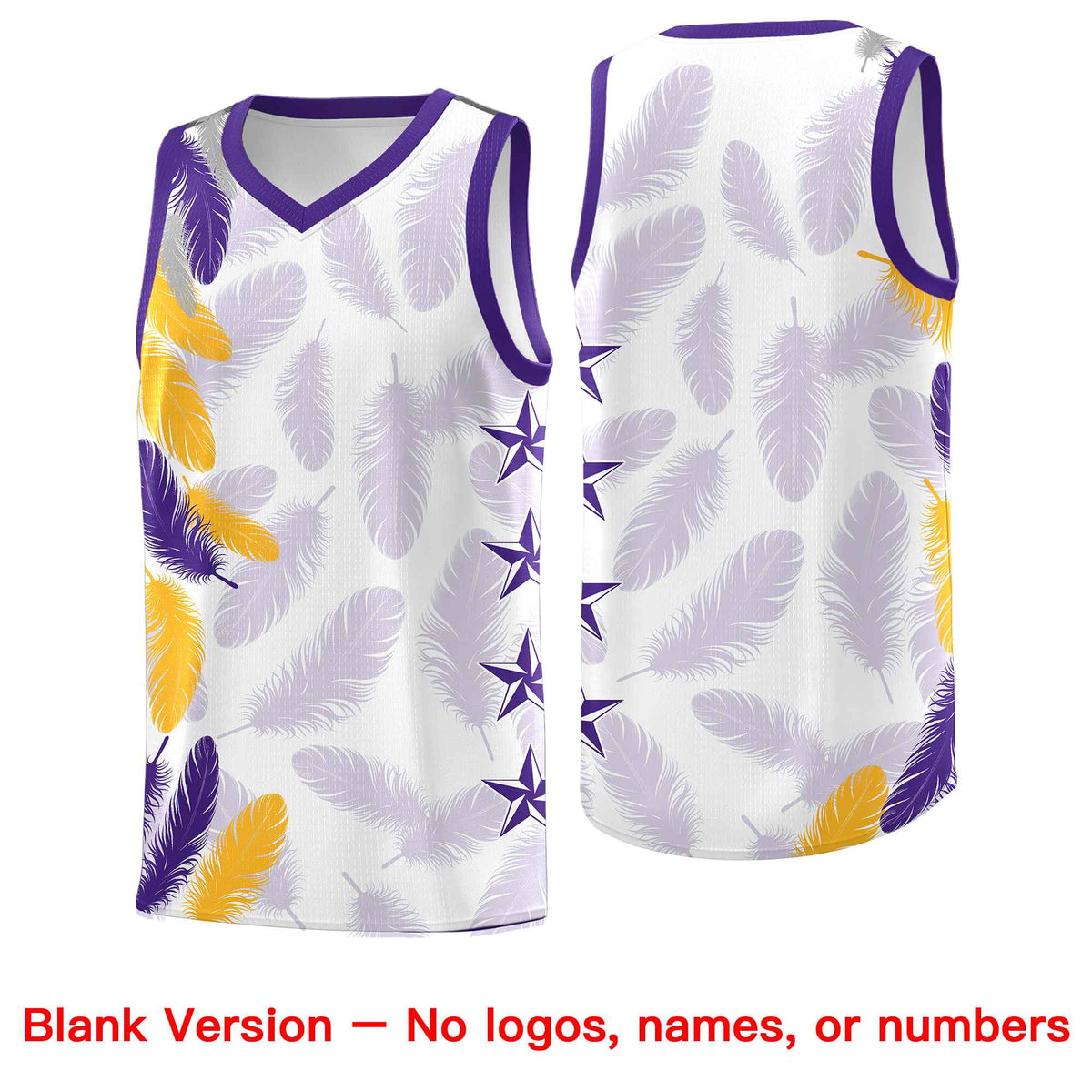 Custom Youth Basketball Jersey Navy White Feather Series Sports Uniform