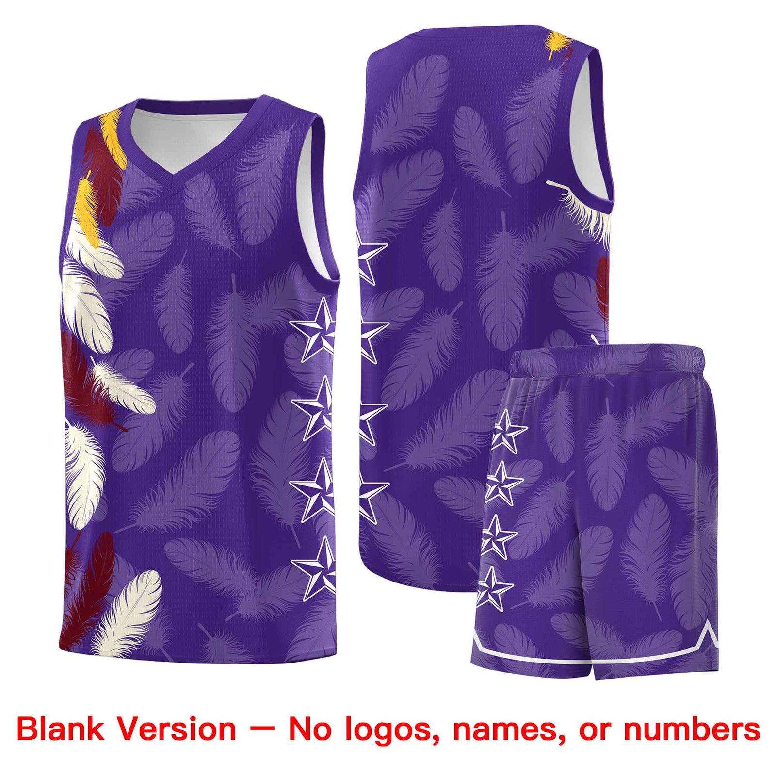 Custom Youth Basketball Jersey Navy White Feather Series Sports Uniform