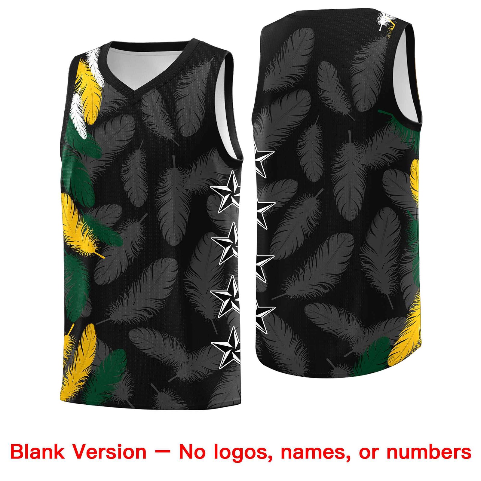 Custom Youth Basketball Jersey Navy White Feather Series Sports Uniform