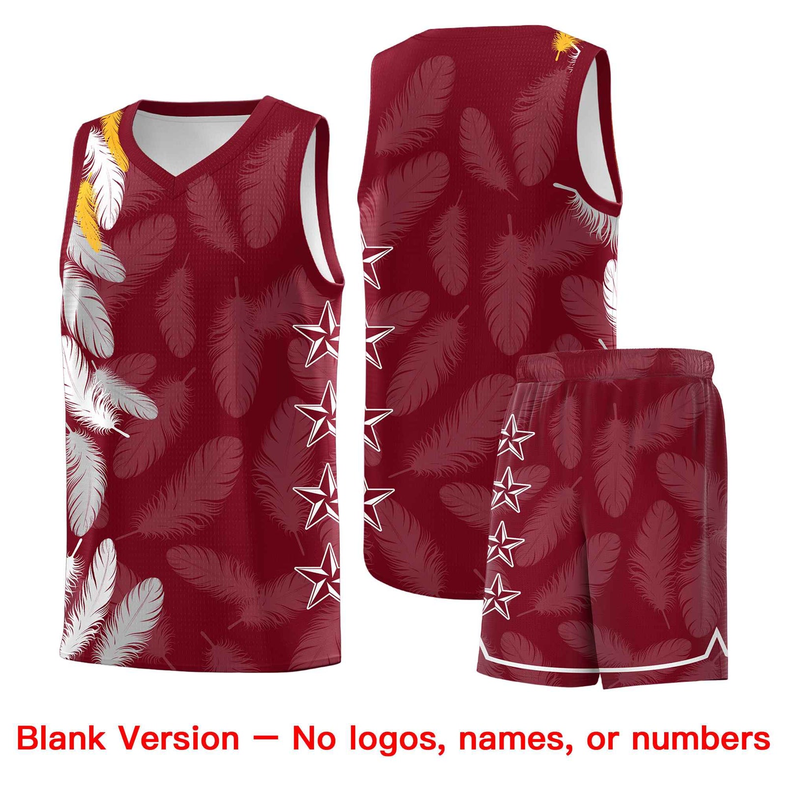 Custom Youth Basketball Jersey Navy White Feather Series Sports Uniform