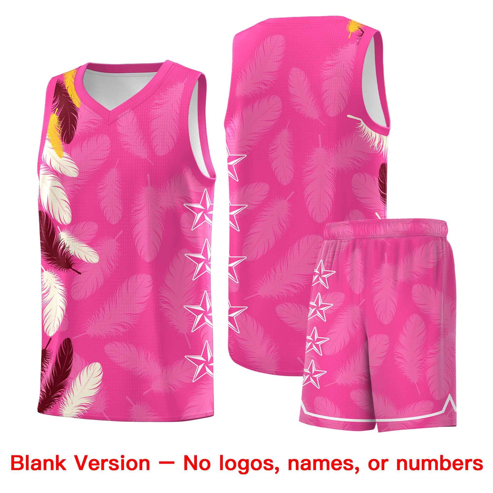 Custom Youth Basketball Jersey Navy White Feather Series Sports Uniform