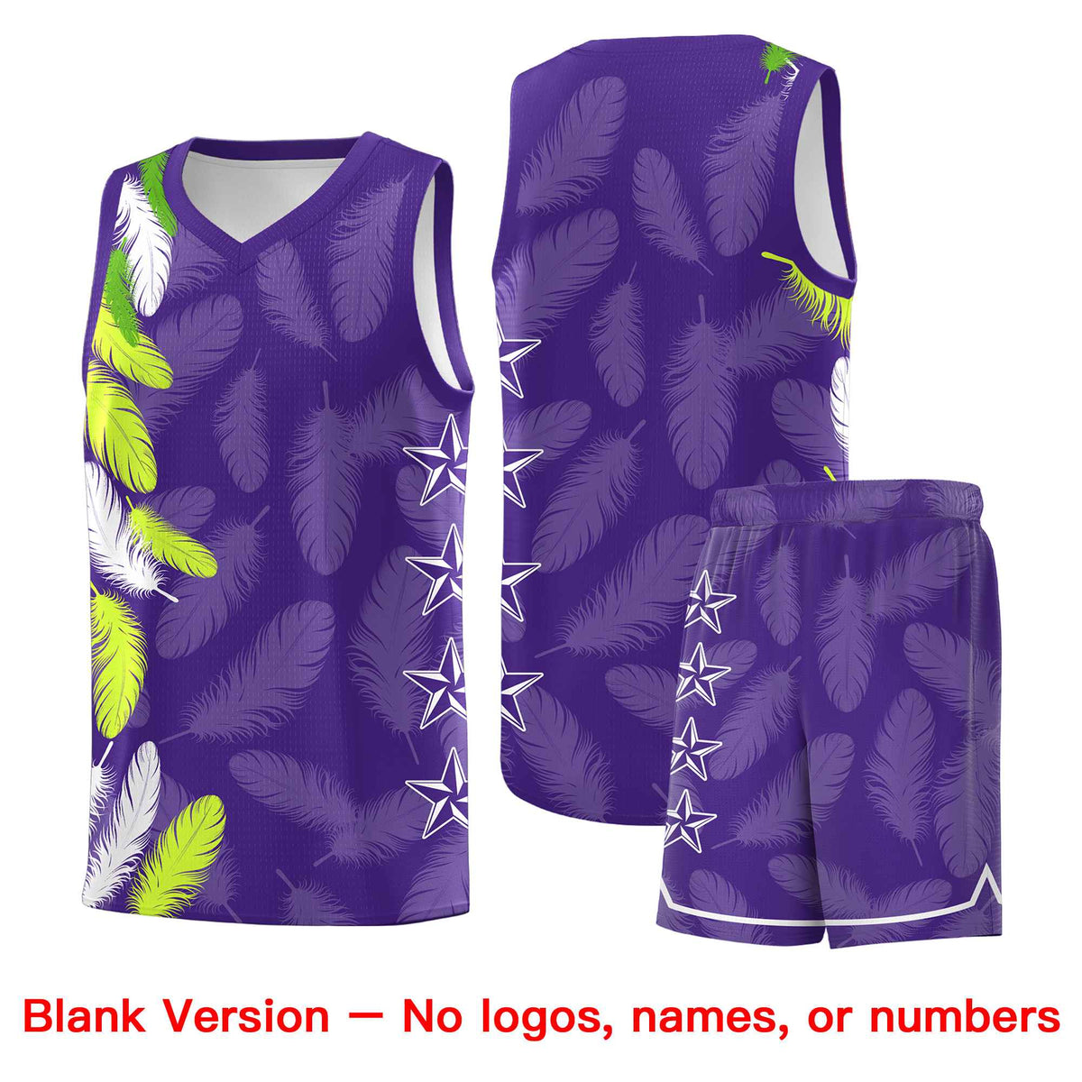 Custom Youth Basketball Jersey Navy White Feather Series Sports Uniform