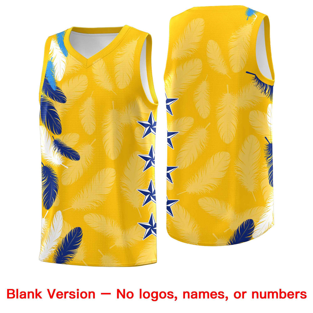 Custom Youth Basketball Jersey Navy White Feather Series Sports Uniform