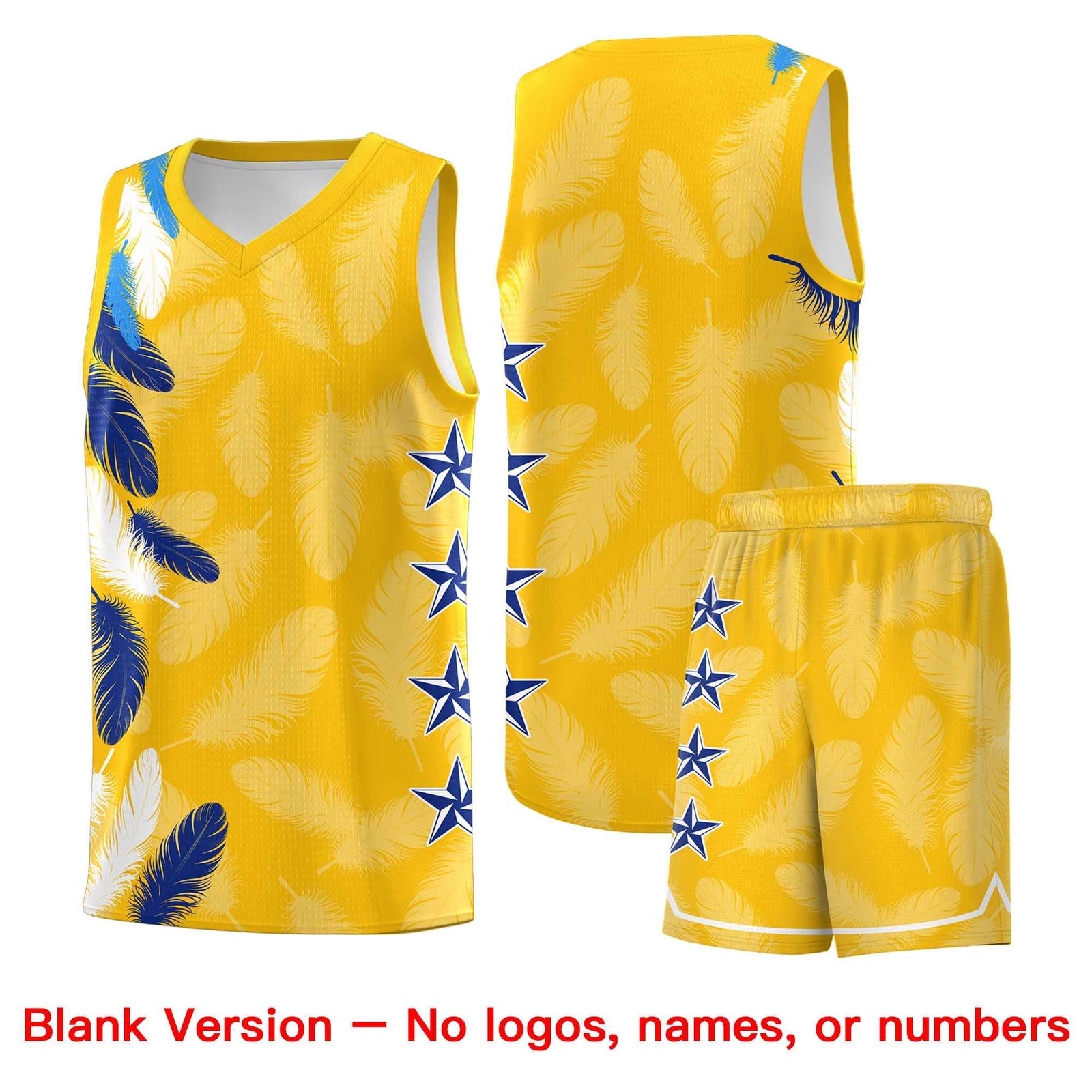 Custom Youth Basketball Jersey Navy White Feather Series Sports Uniform