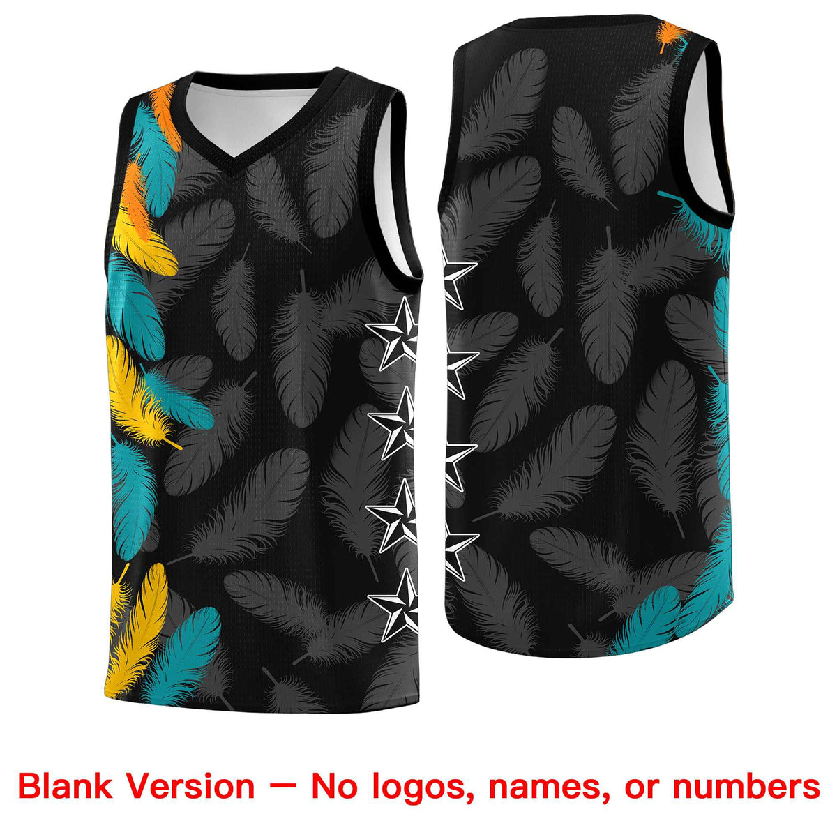 Custom Youth Basketball Jersey Navy White Feather Series Sports Uniform