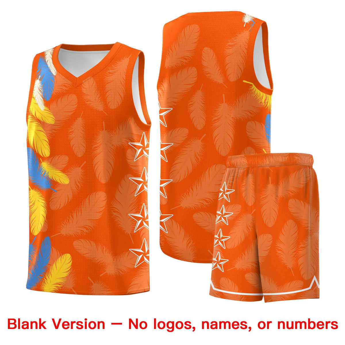 Custom Youth Basketball Jersey Navy White Feather Series Sports Uniform