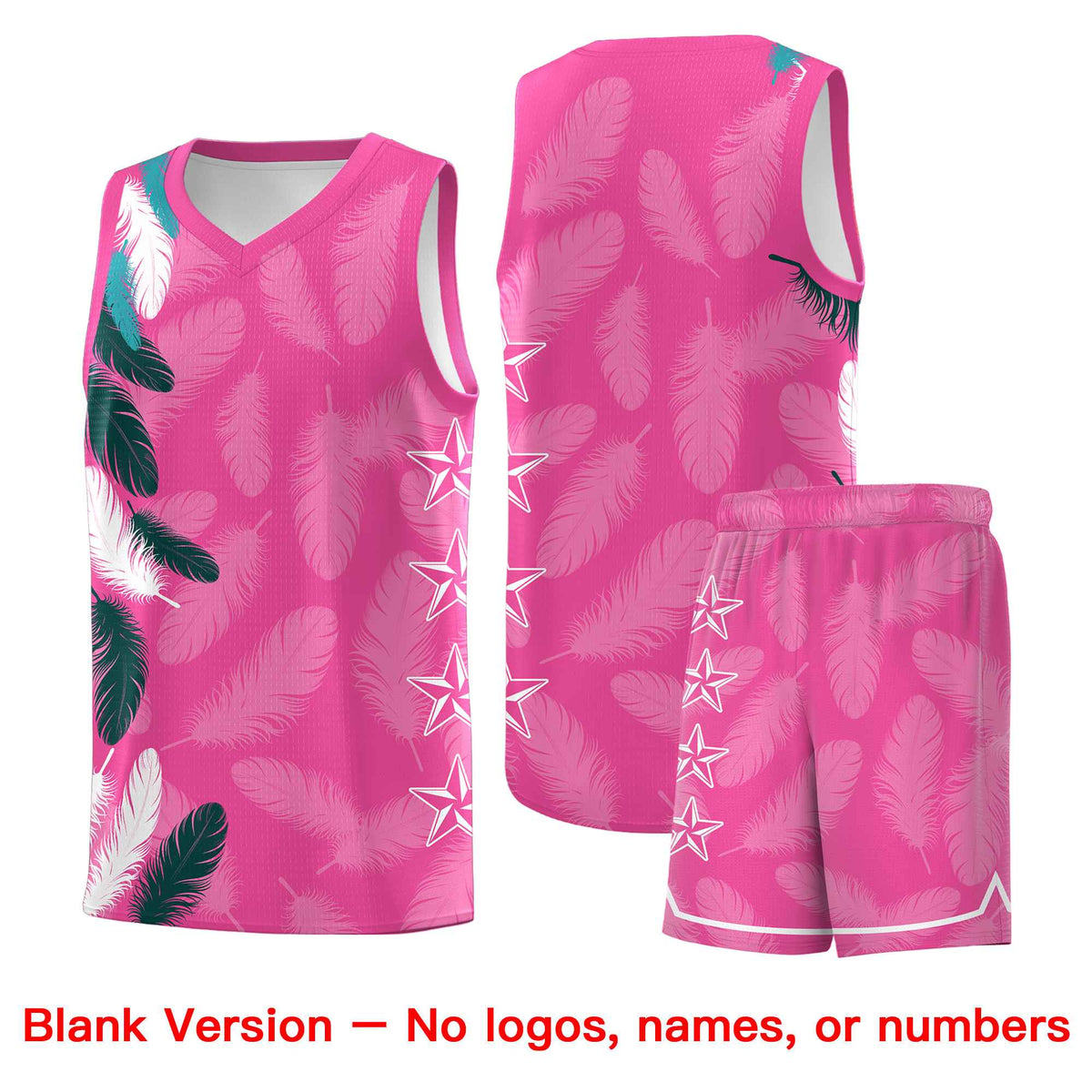 Custom Youth Basketball Jersey Navy White Feather Series Sports Uniform