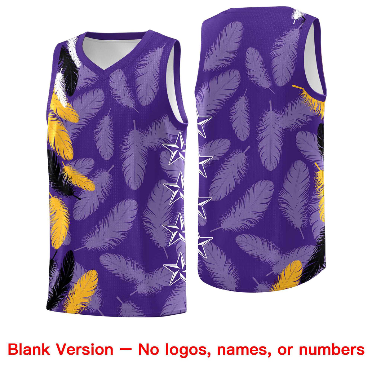 Custom Youth Basketball Jersey Navy White Feather Series Sports Uniform