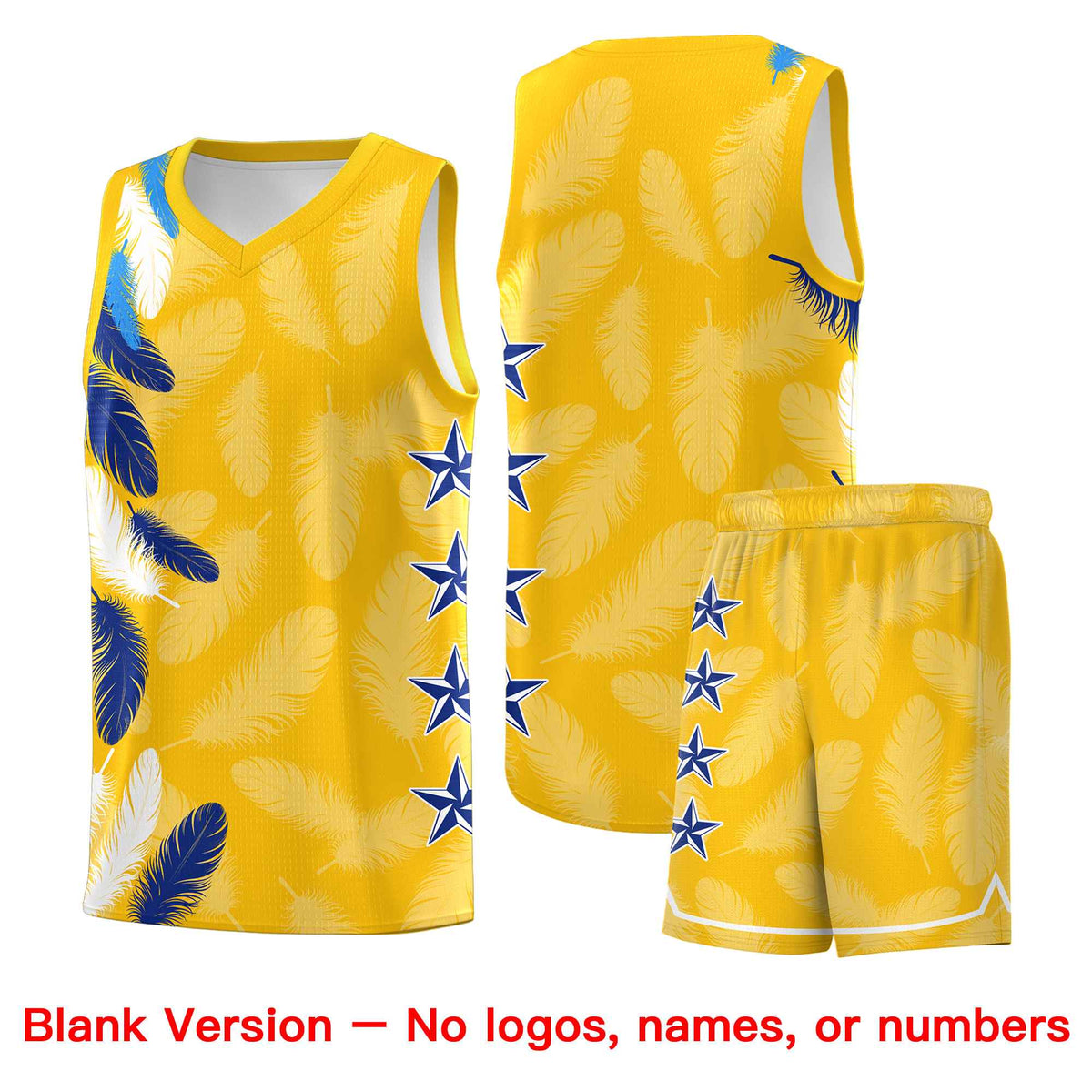 Custom Youth Basketball Jersey Navy White Feather Series Sports Uniform