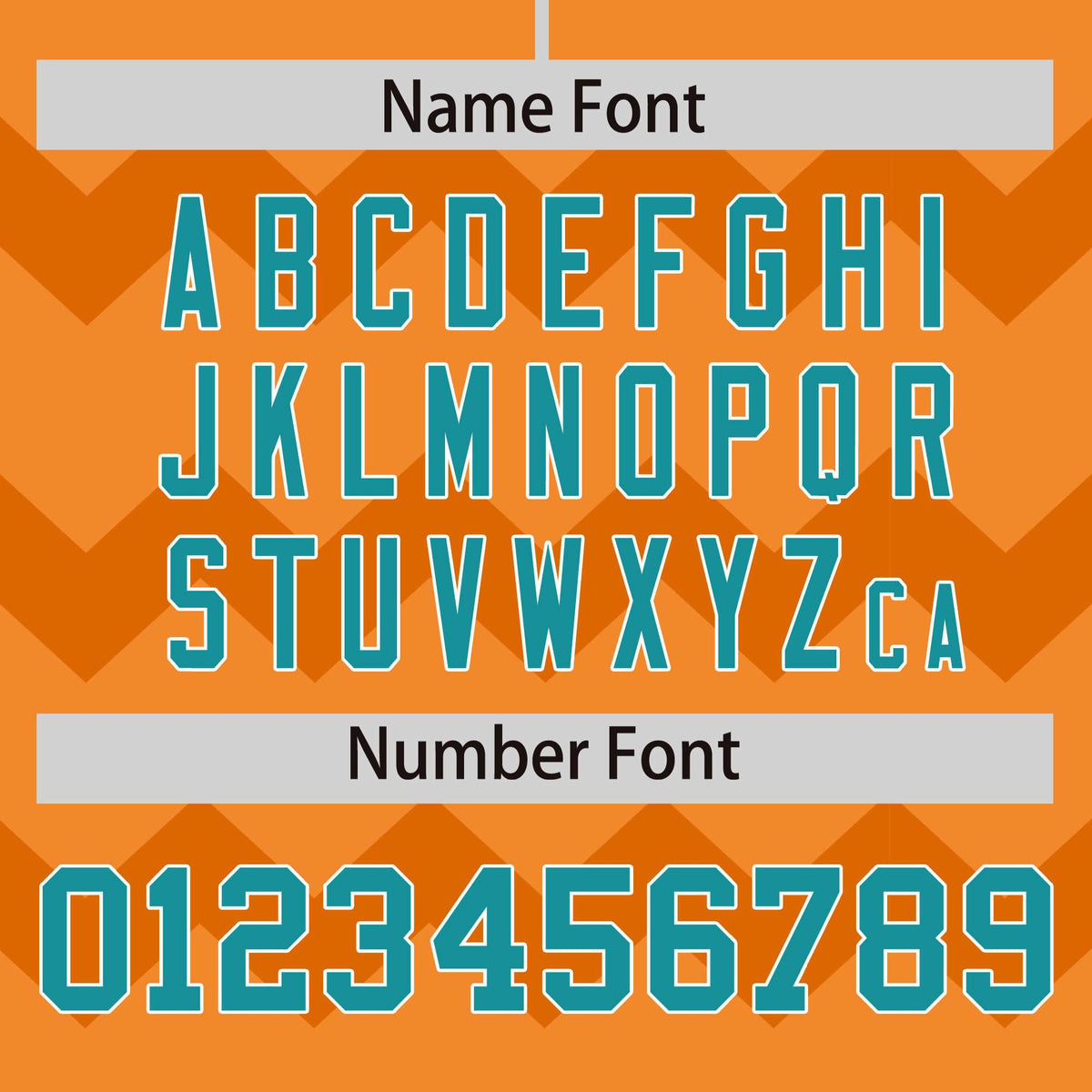 Custom Cadmium Orange Aqua-White Personalized Ripple Design Authentic Baseball Jersey