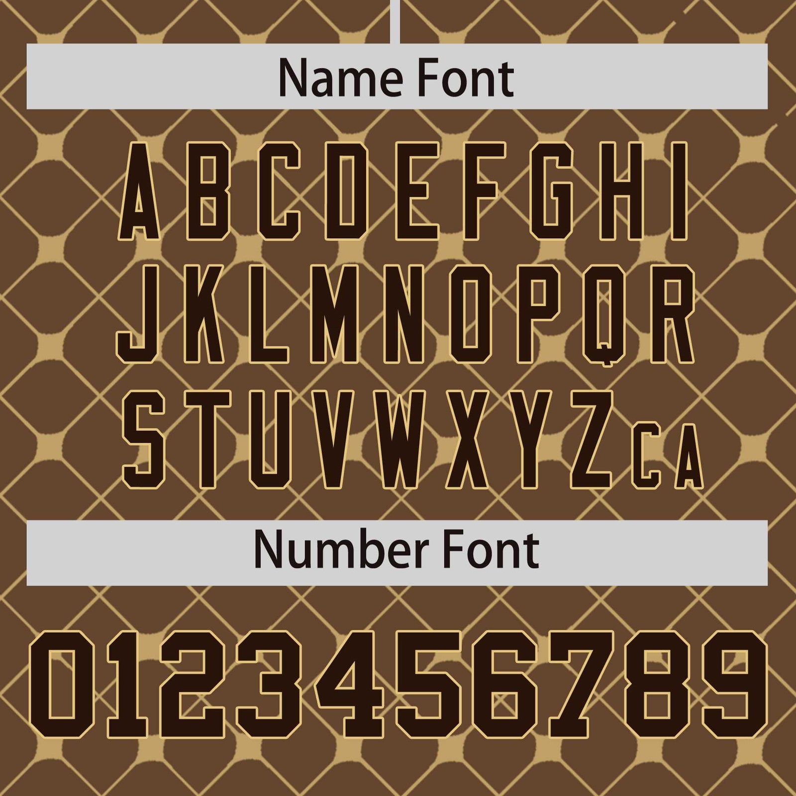 Custom Light Brown-Khaki Plaid Design Authentic Baseball Jersey