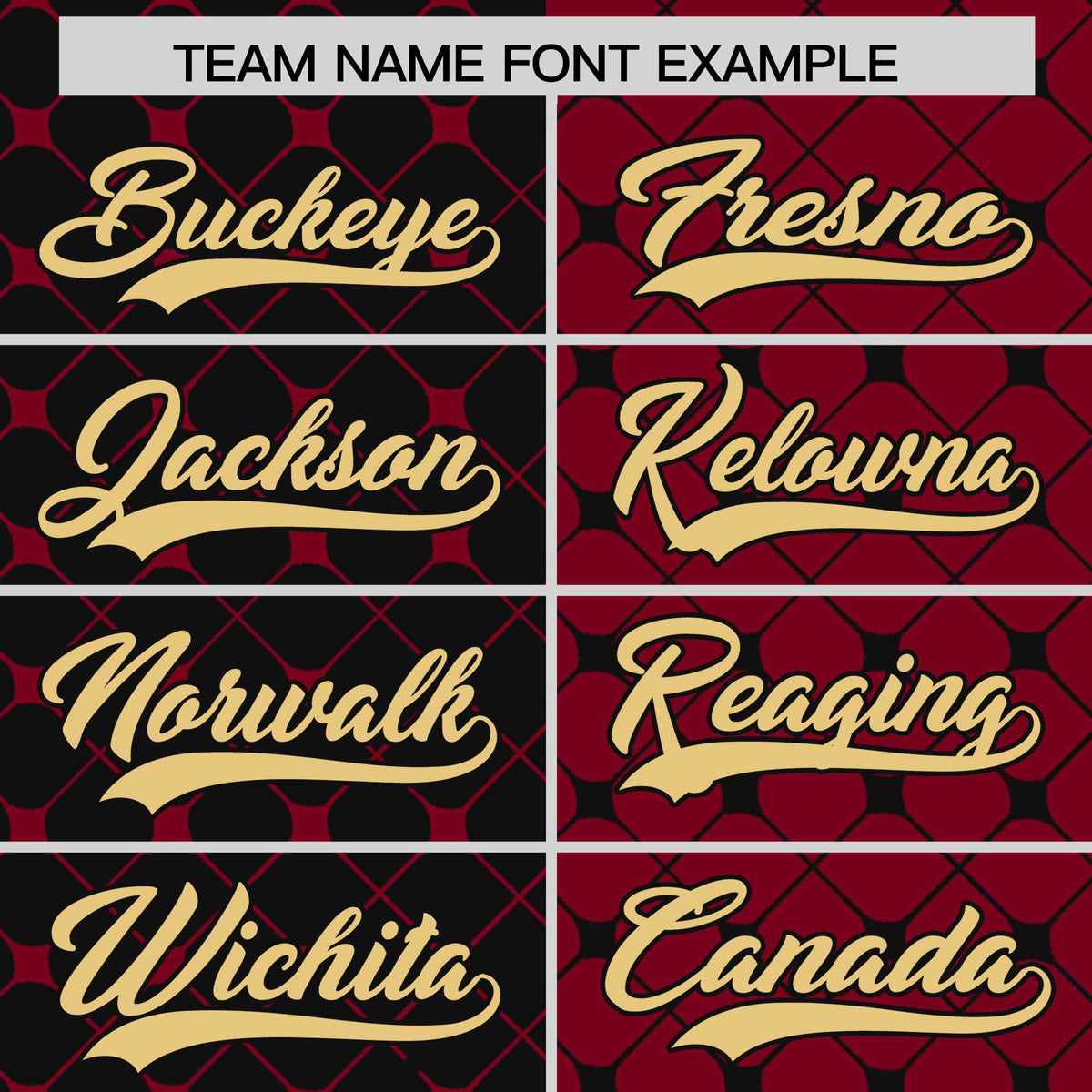 Custom Black Crimson Split Fashion Plaid Design Authentic Baseball Jersey