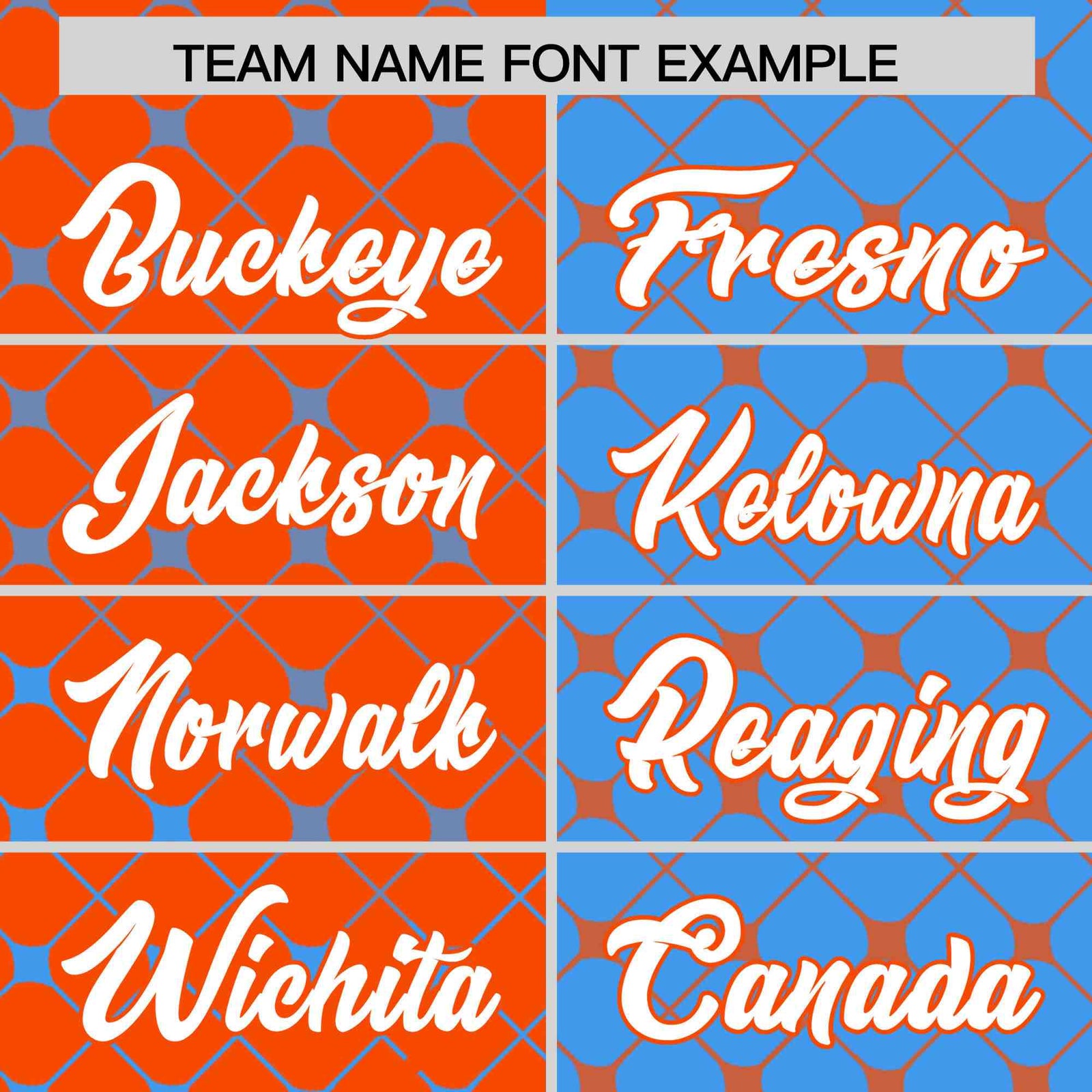 Custom Orange Powder Blue Split Fashion Plaid Design Authentic Baseball Jersey