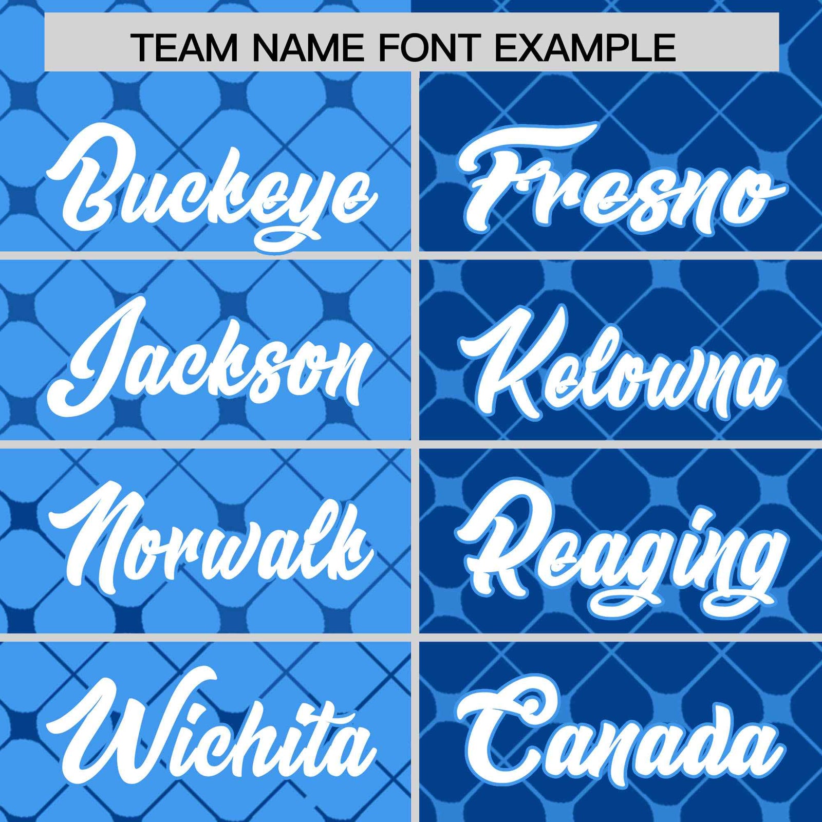 Custom Light Blue Royal Split Fashion Plaid Design Authentic Baseball Jersey