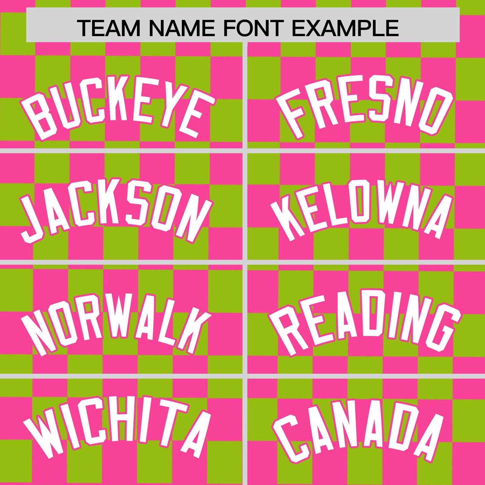 Custom Pink Neon Green Personalized Plaid Fashion Design Authentic Baseball Jersey