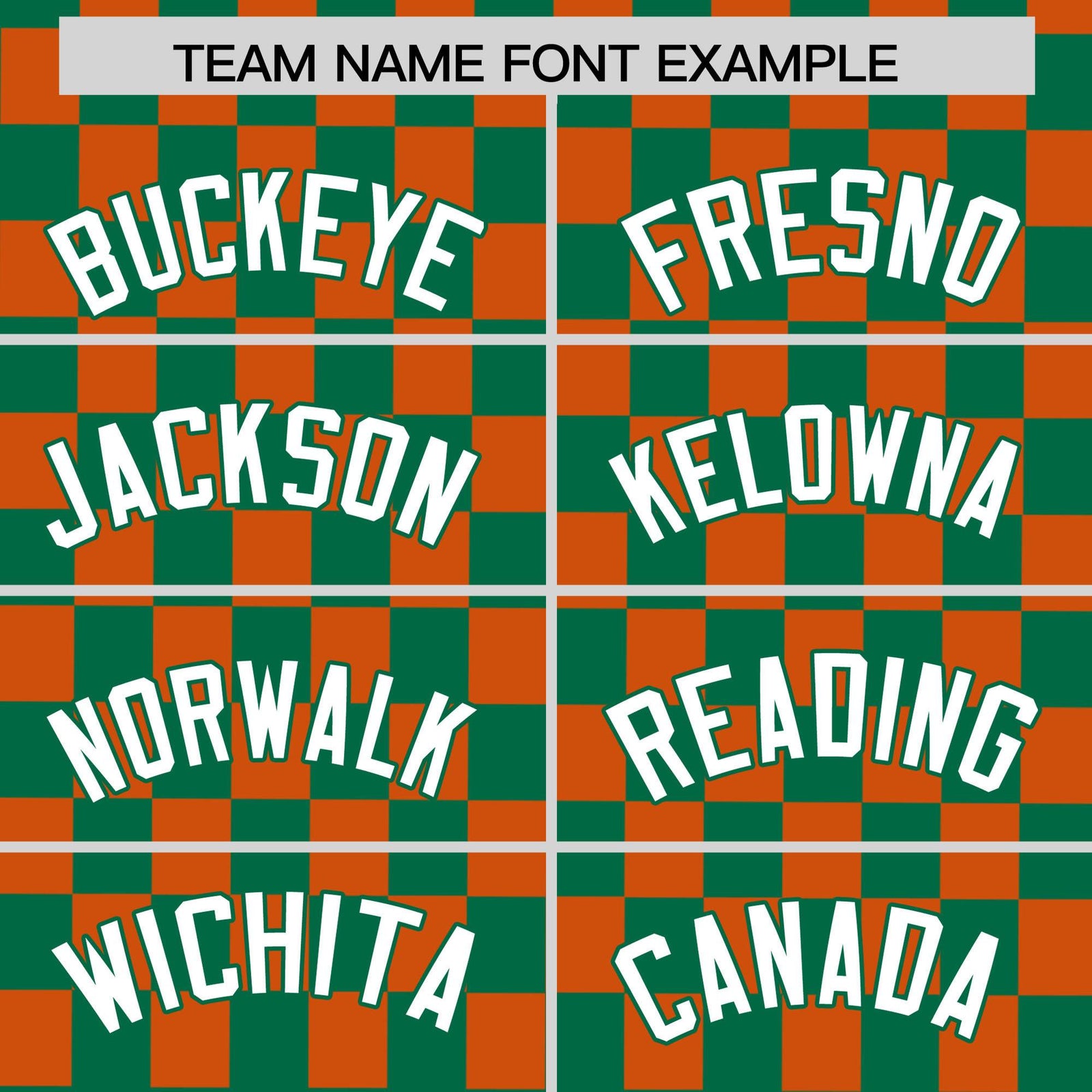 Custom Kelly Green Orange Personalized Plaid Fashion Design Authentic Baseball Jersey