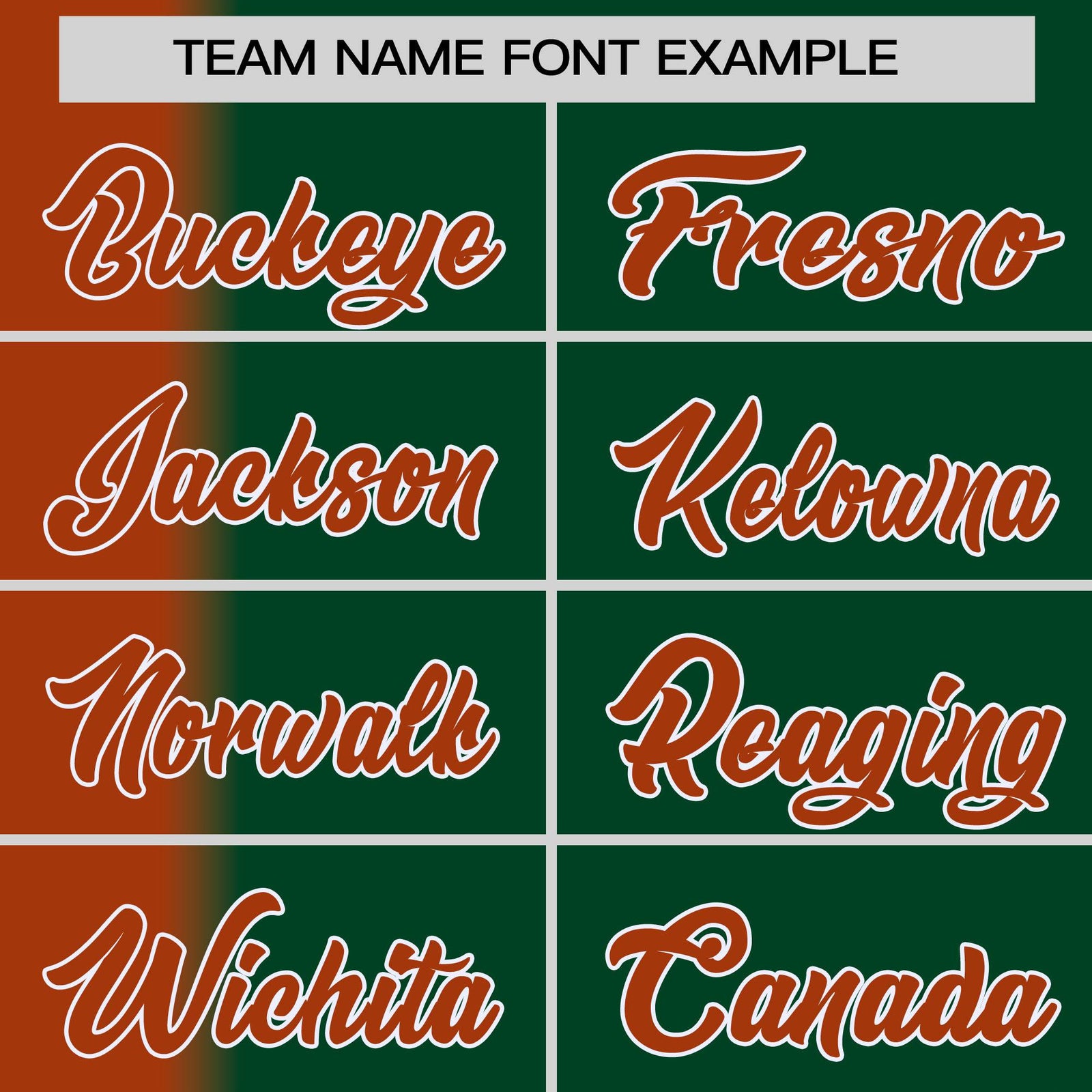 Custom Green Texas Orange Pinstripe Personalized Gradient Authentic Baseball Jersey