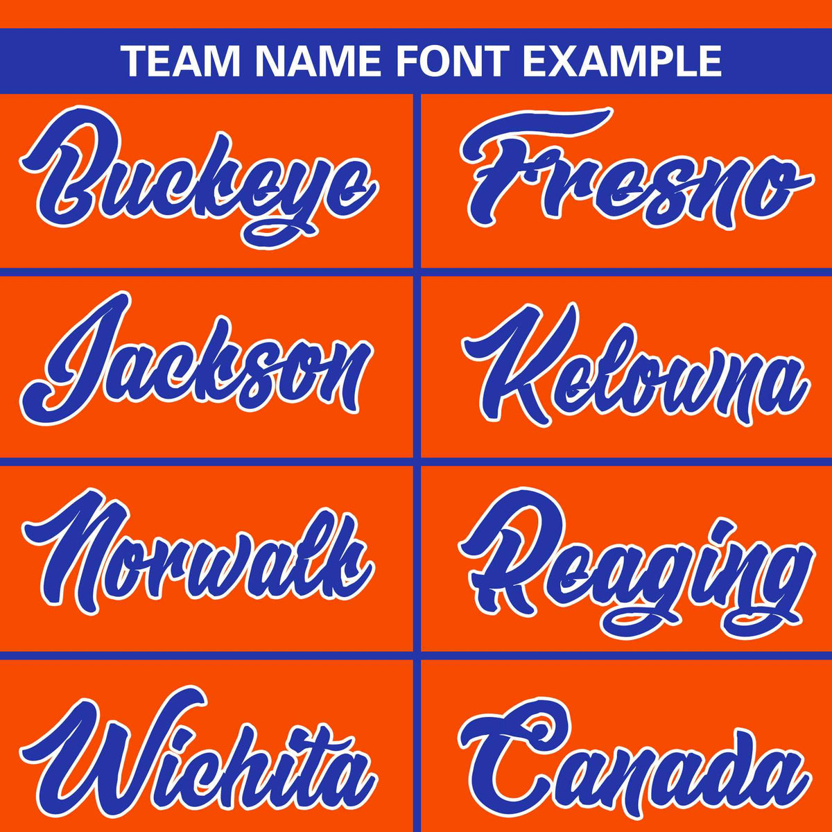 Custom Orange Royal Classic Style Personalized Full Button Authentic Baseball Jersey