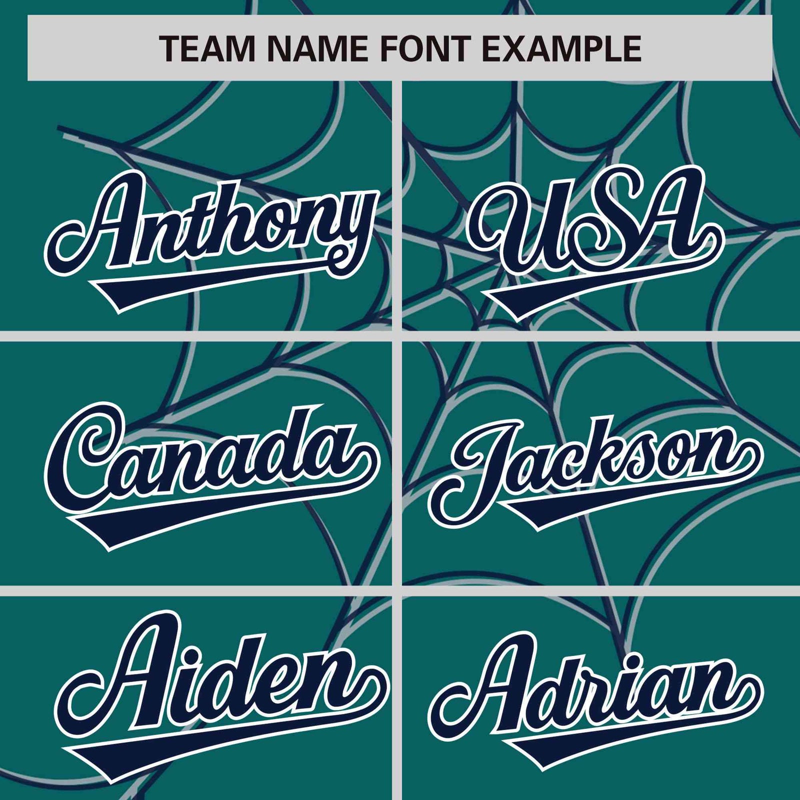 Custom Aqua-Navy Spider Web Pattern Raglan Sleeves Authentic Baseball Jersey